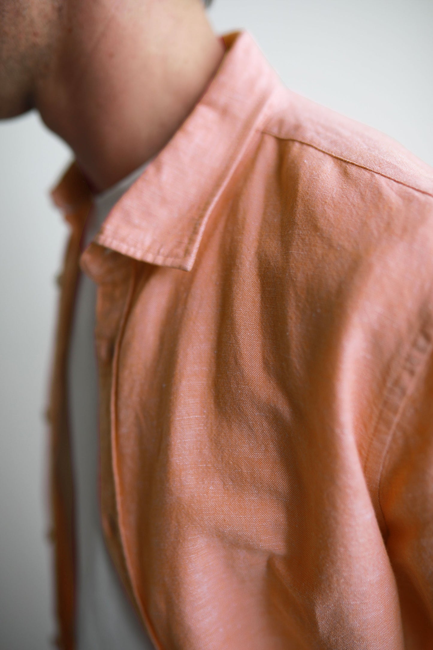 JAMES HAPRER LINEN BLEND LS SHIRT