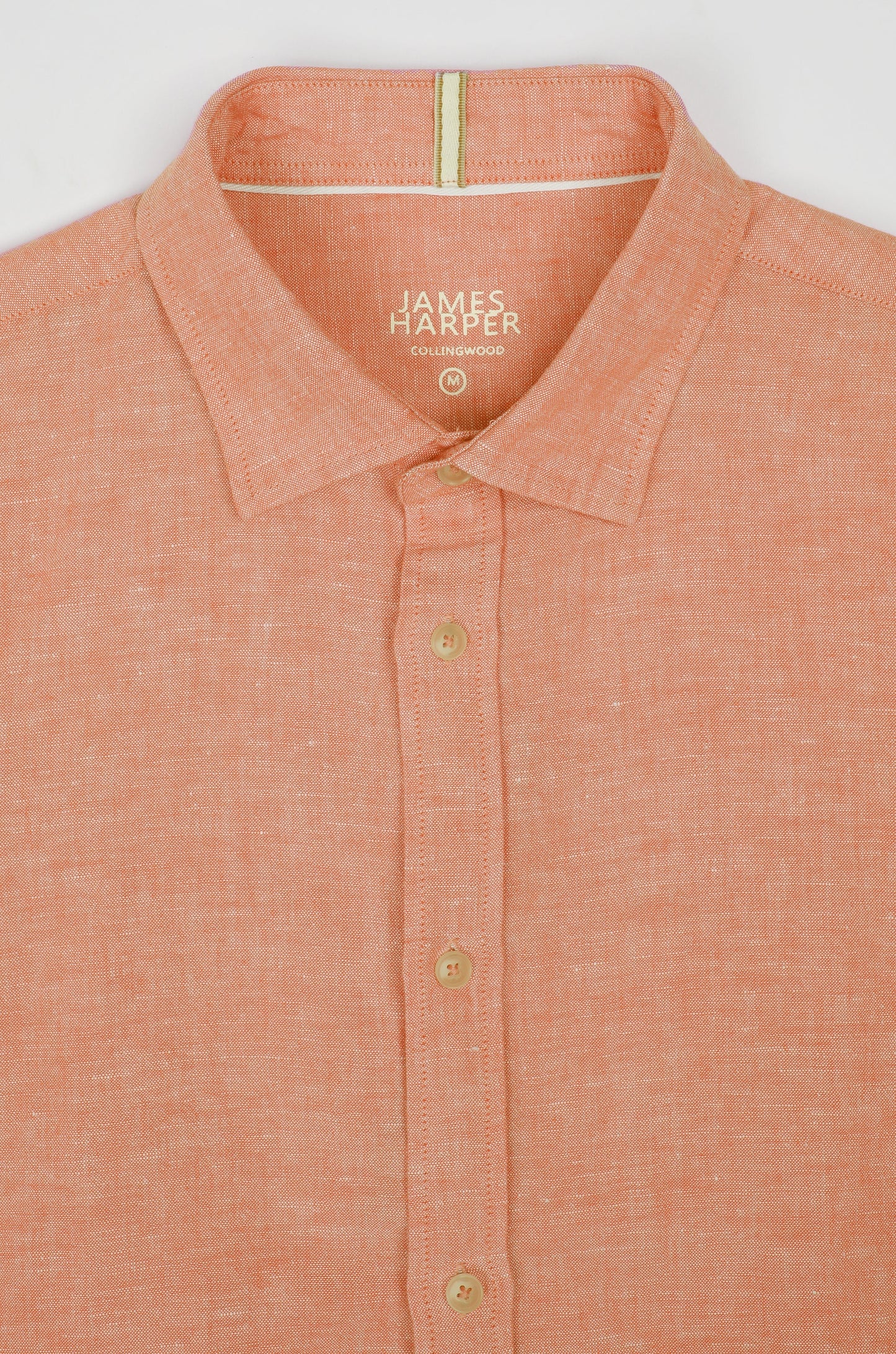 JAMES HAPRER LINEN BLEND LS SHIRT