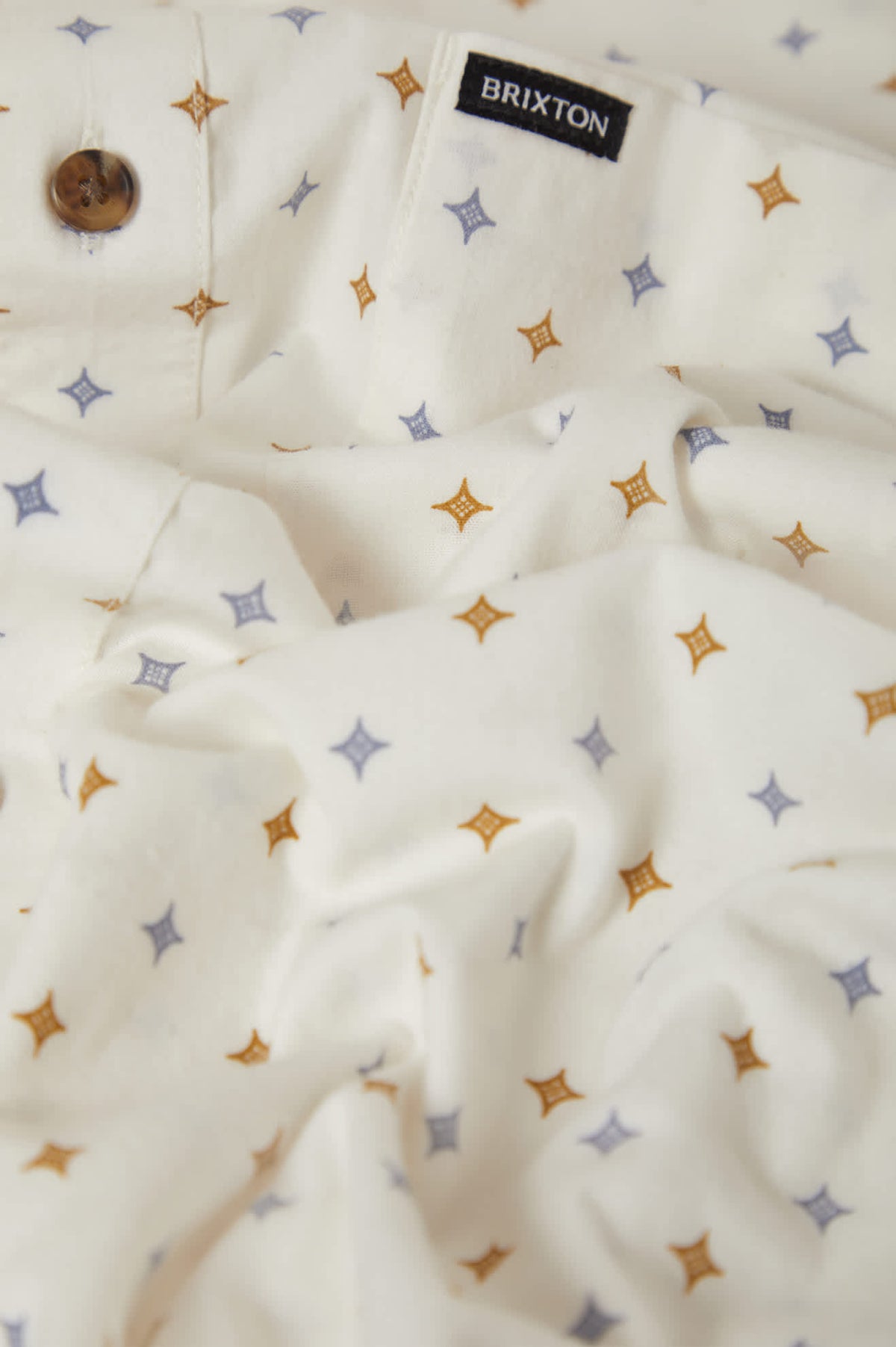 BRIXTON CHARTER SS MULTI DIAMOND PRINT SHIRT