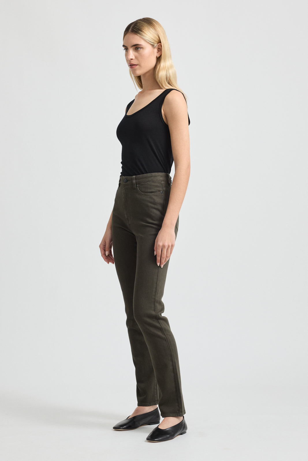 TOORALLIE HIGH RISE STRAIGHT JEAN