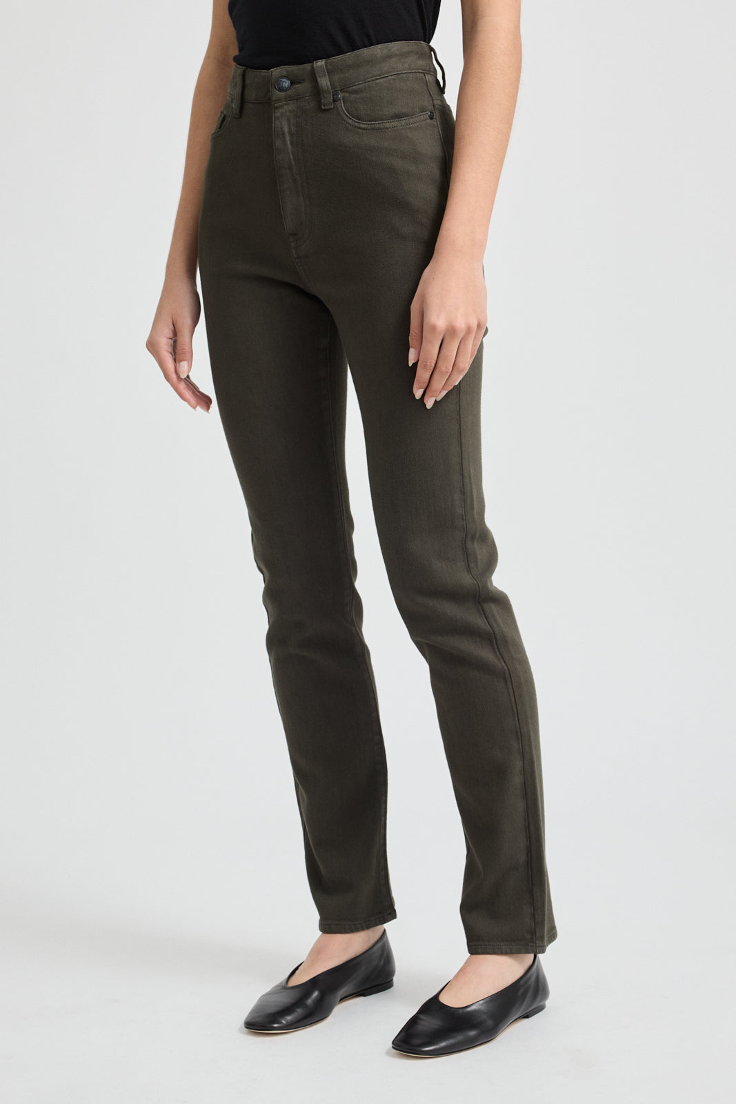 TOORALLIE HIGH RISE STRAIGHT JEAN