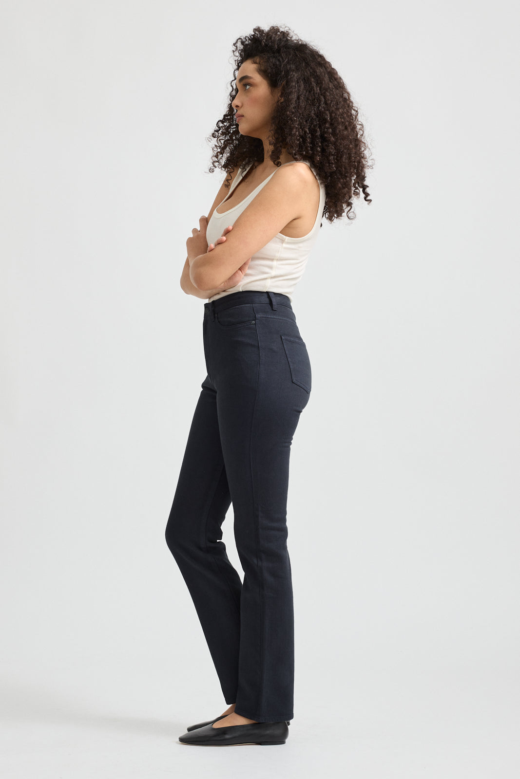 TOORALLIE HIGH RISE STRAIGHT JEAN