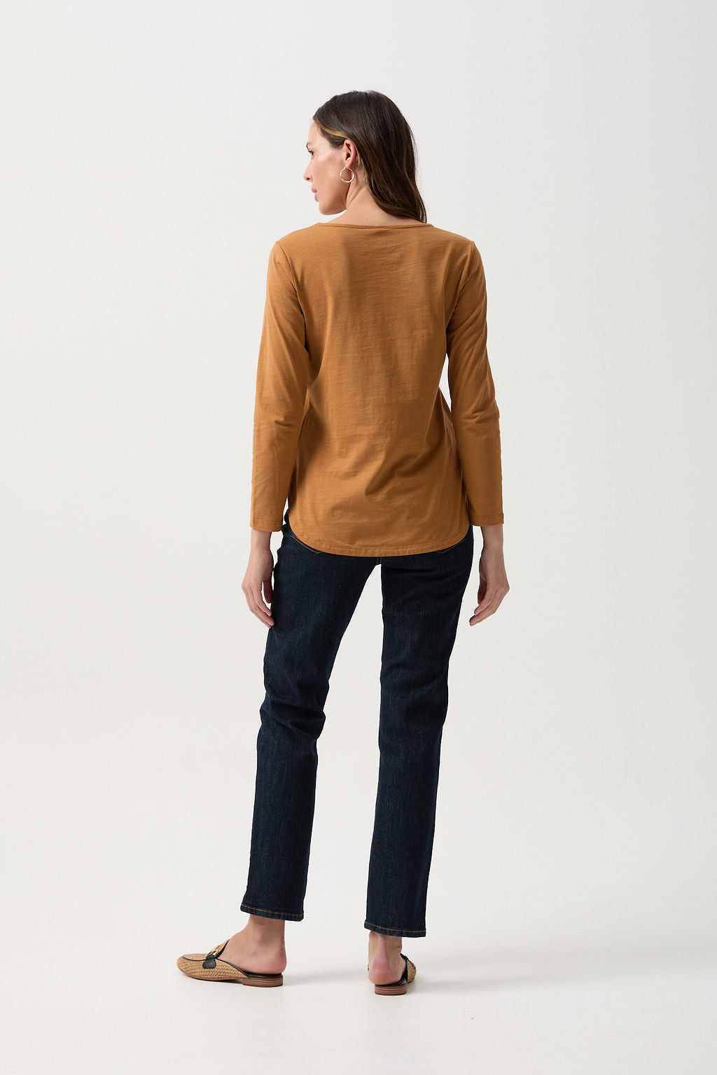 GOONDIWINDI LONG SLEEVE SLUB TEE
