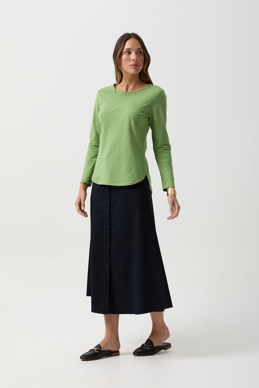 GOONDIWINDI LONG SLEEVE SLUB TEE