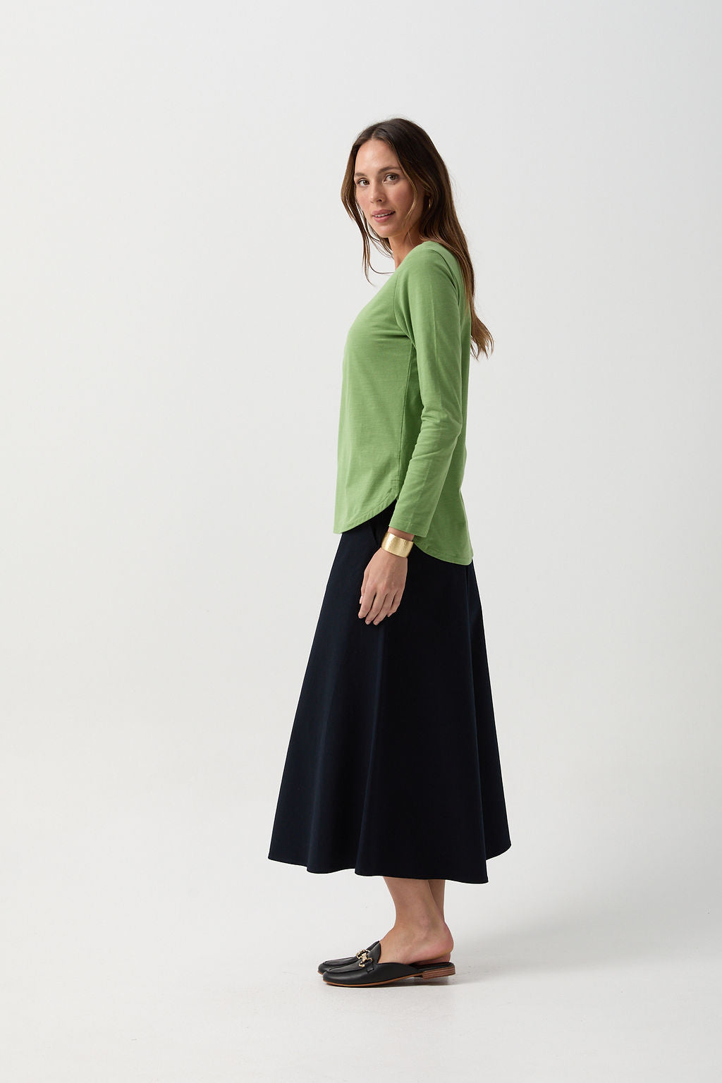 GOONDIWINDI LONG SLEEVE SLUB TEE