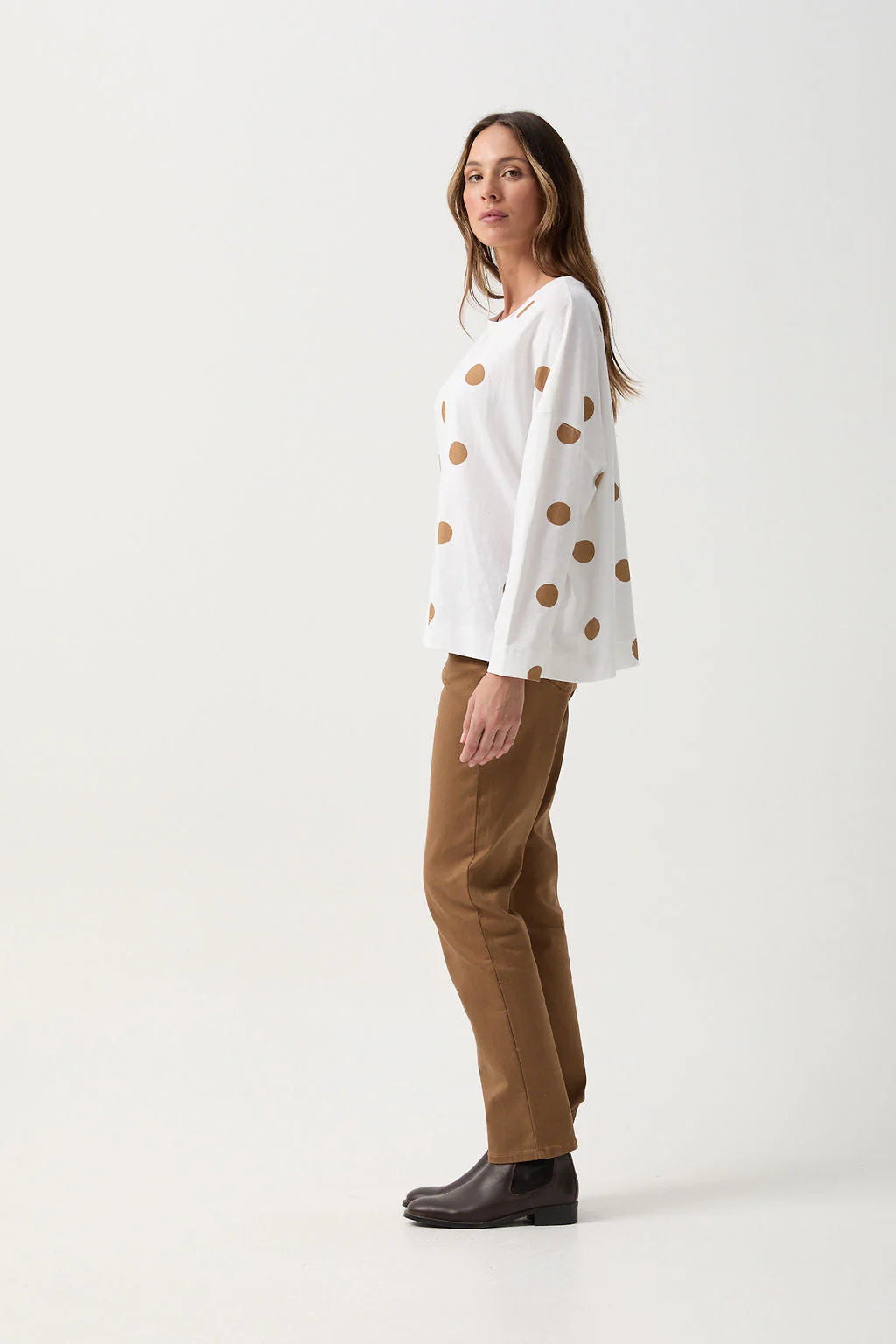 GOONDIWINDI SPOT PRINT SWING TEE