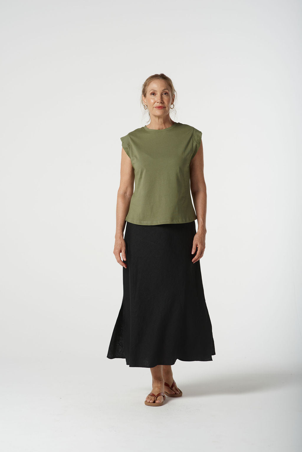 GOONDIWINDI COTTON MIXED TANK TEE