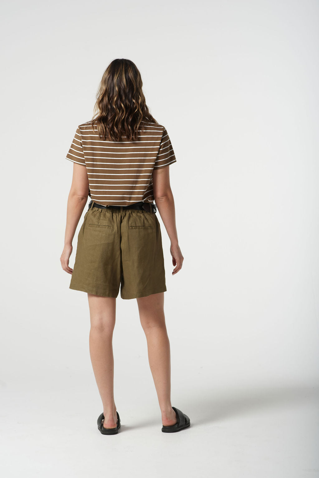 GOONDIWINDI COTTON CREW STRIPE TEE