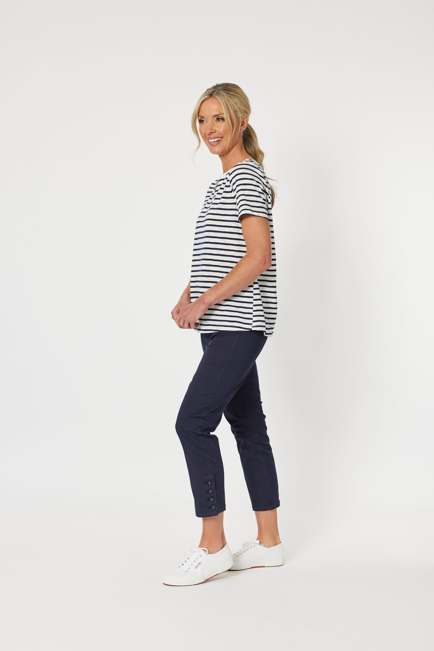 GORDON SMITH CLASSIC STRIPE TOP