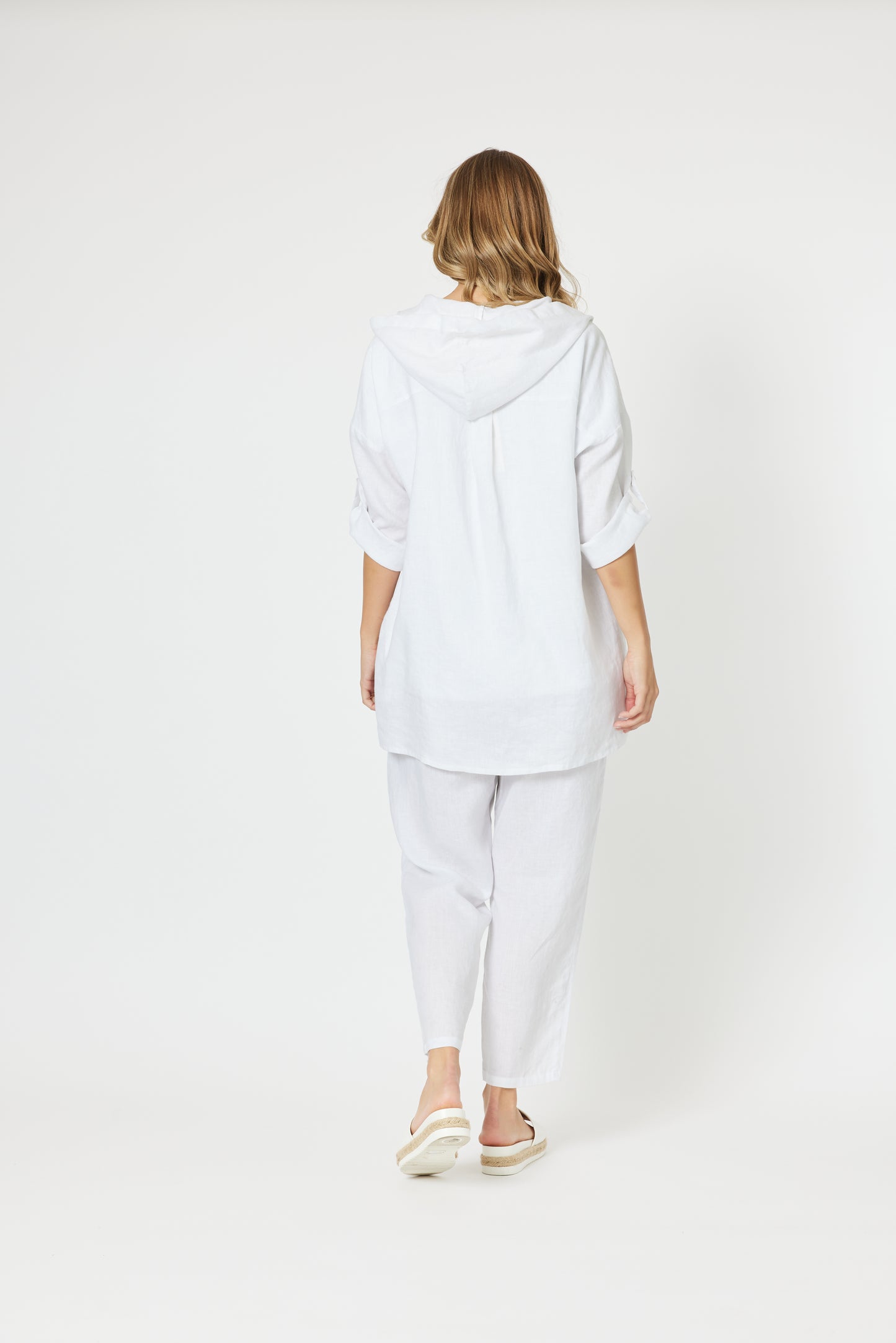 THREADZ HOODED LINEN JACKET