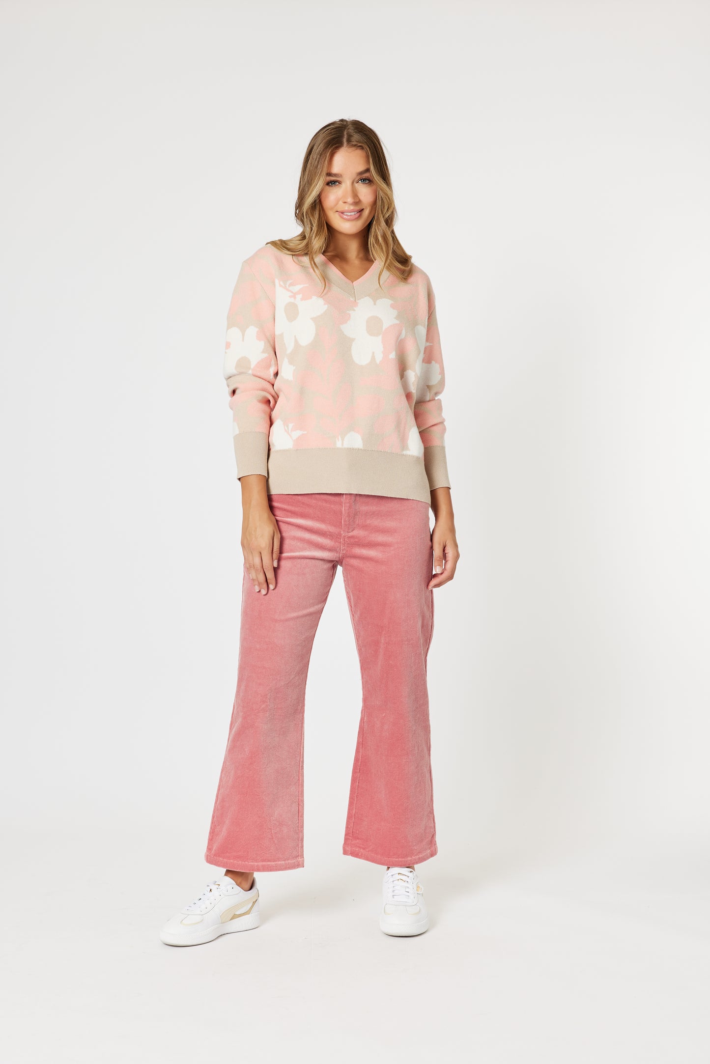 THREADZ LUCY STRETCH CORD PANT