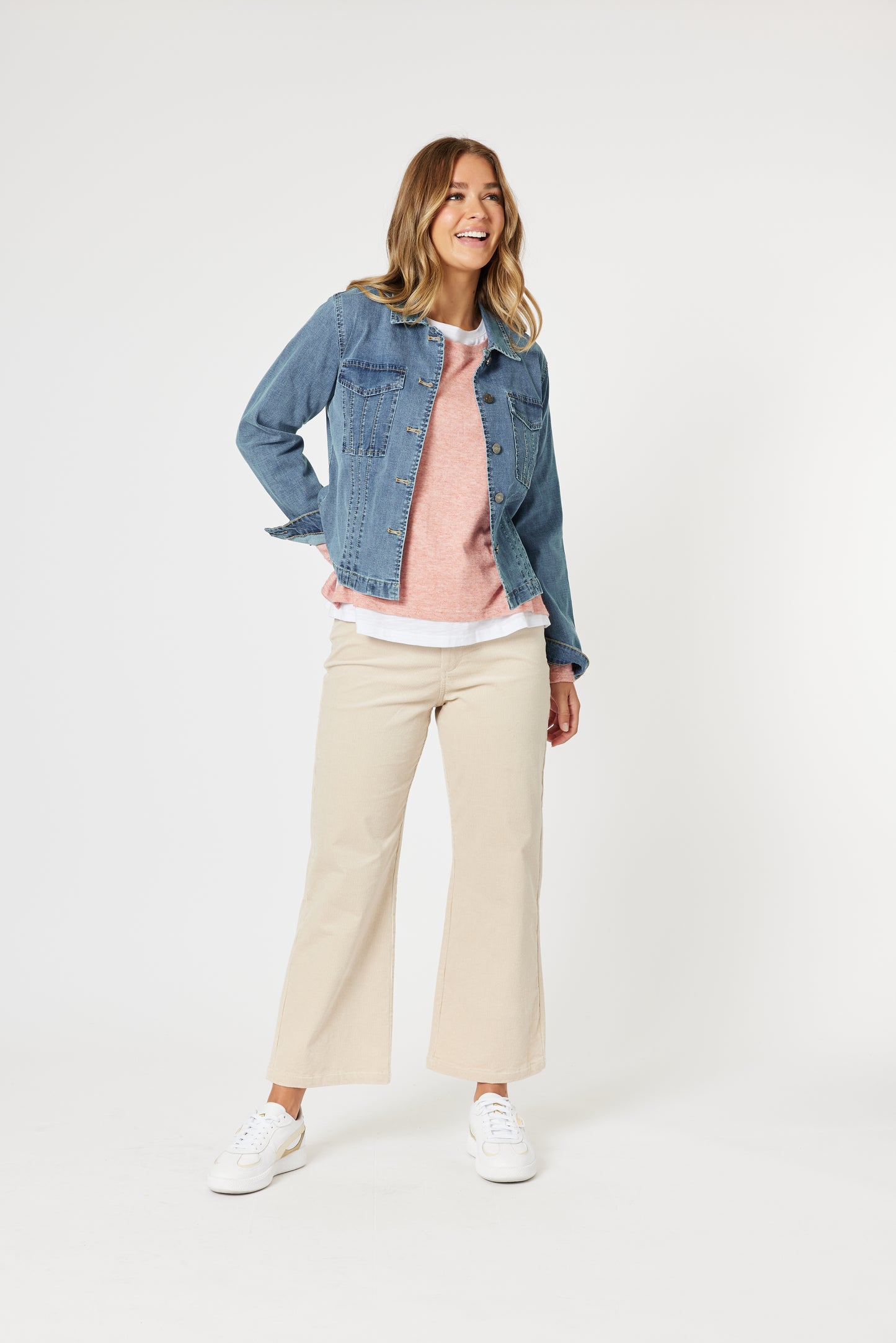 THREADZ LUCY STRETCH CORD PANT