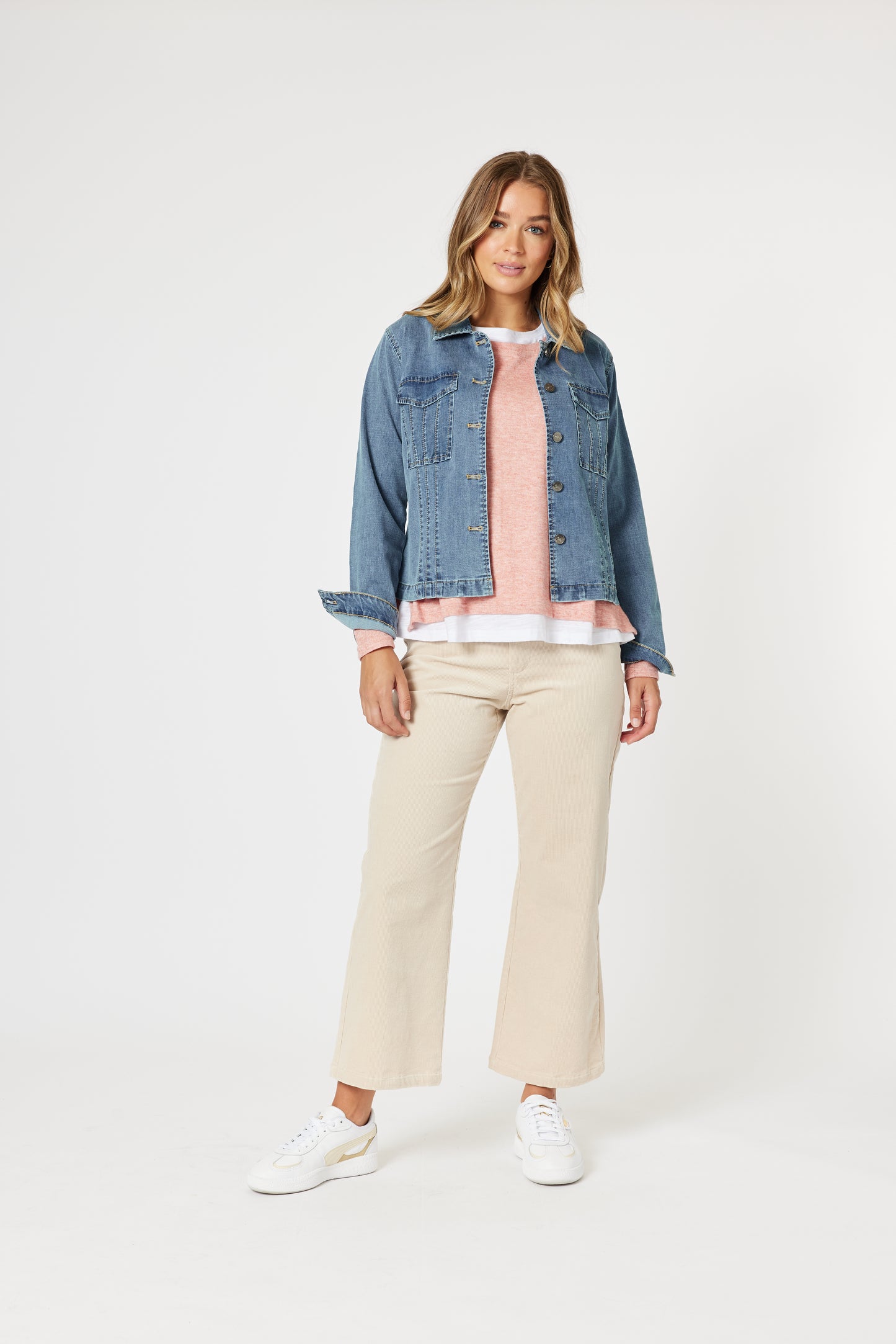 THREADZ LUCY STRETCH CORD PANT