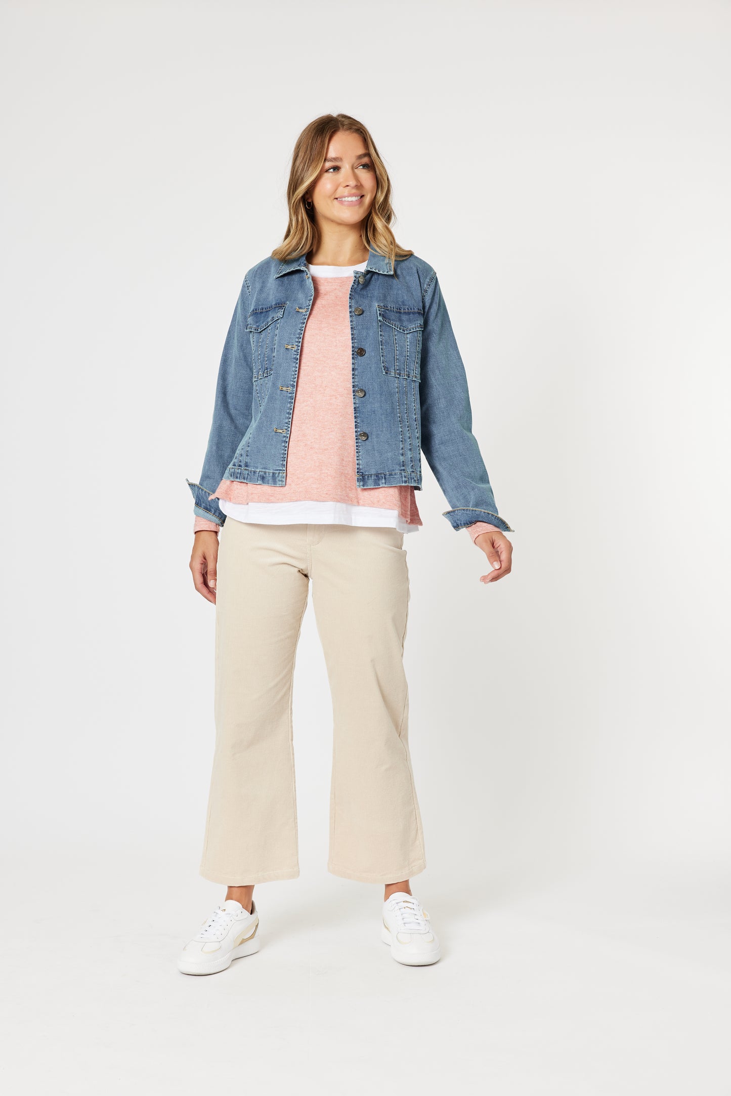 THREADZ LUCY STRETCH CORD PANT