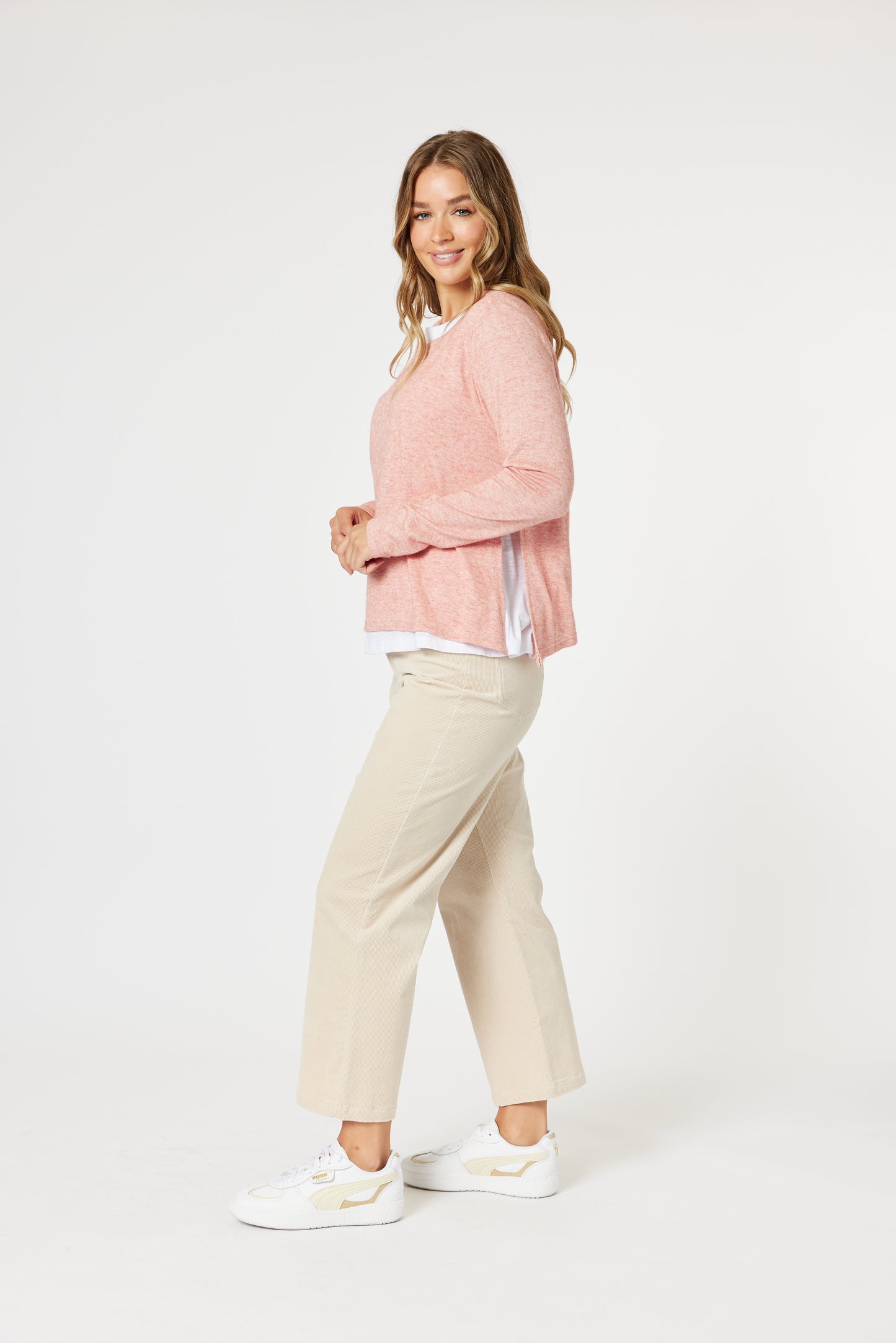 THREADZ ALICE 2IN1 KNIT TOP