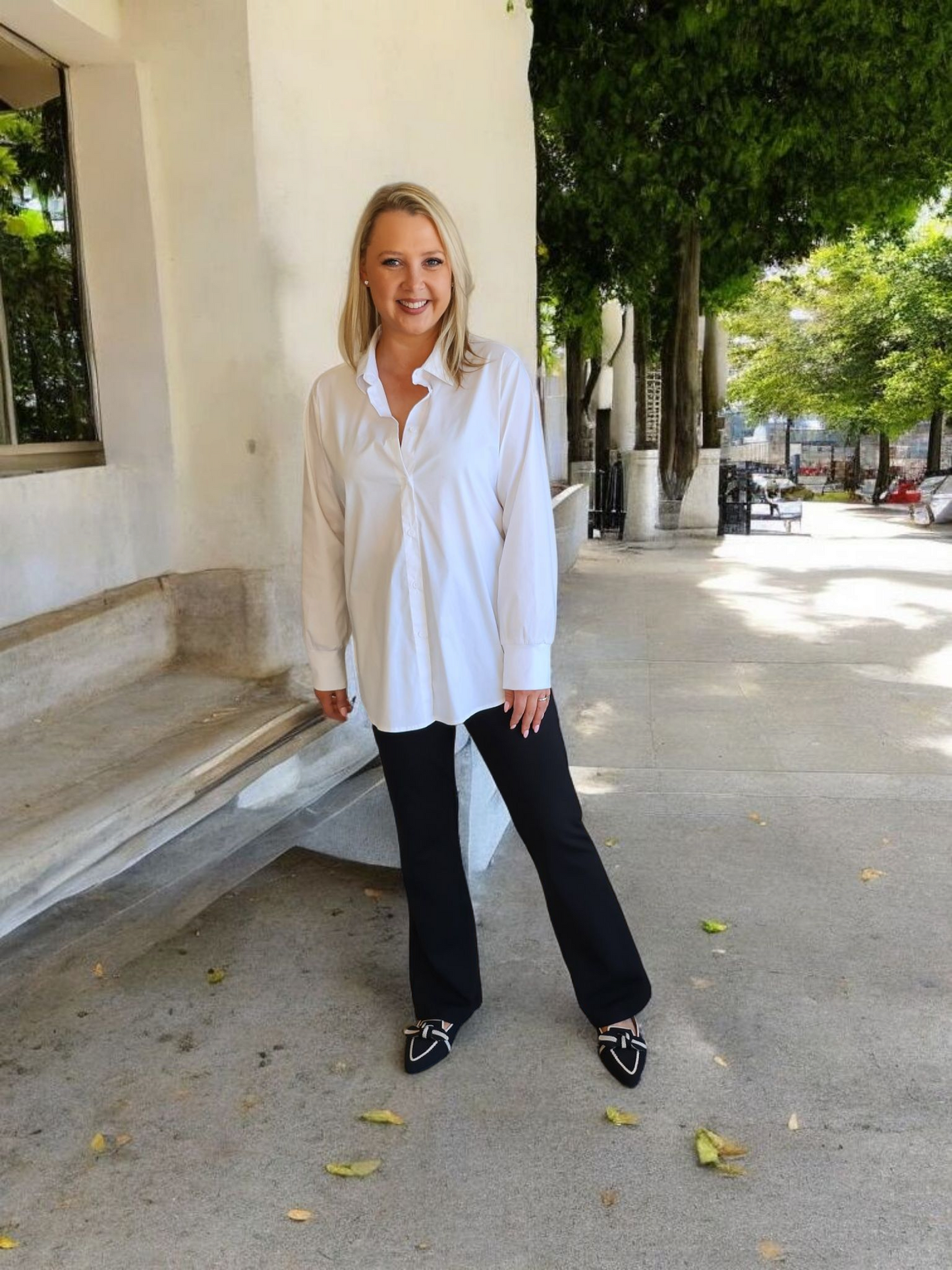 THREADZ CITY RIB CUFF SHIRT