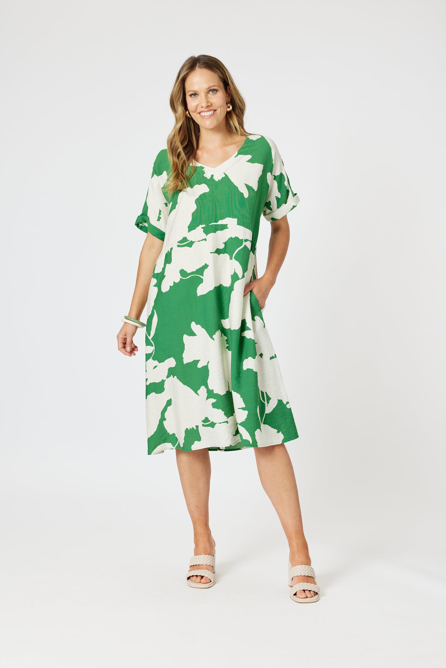 CLARITY BARCELONA PRINT DRESS