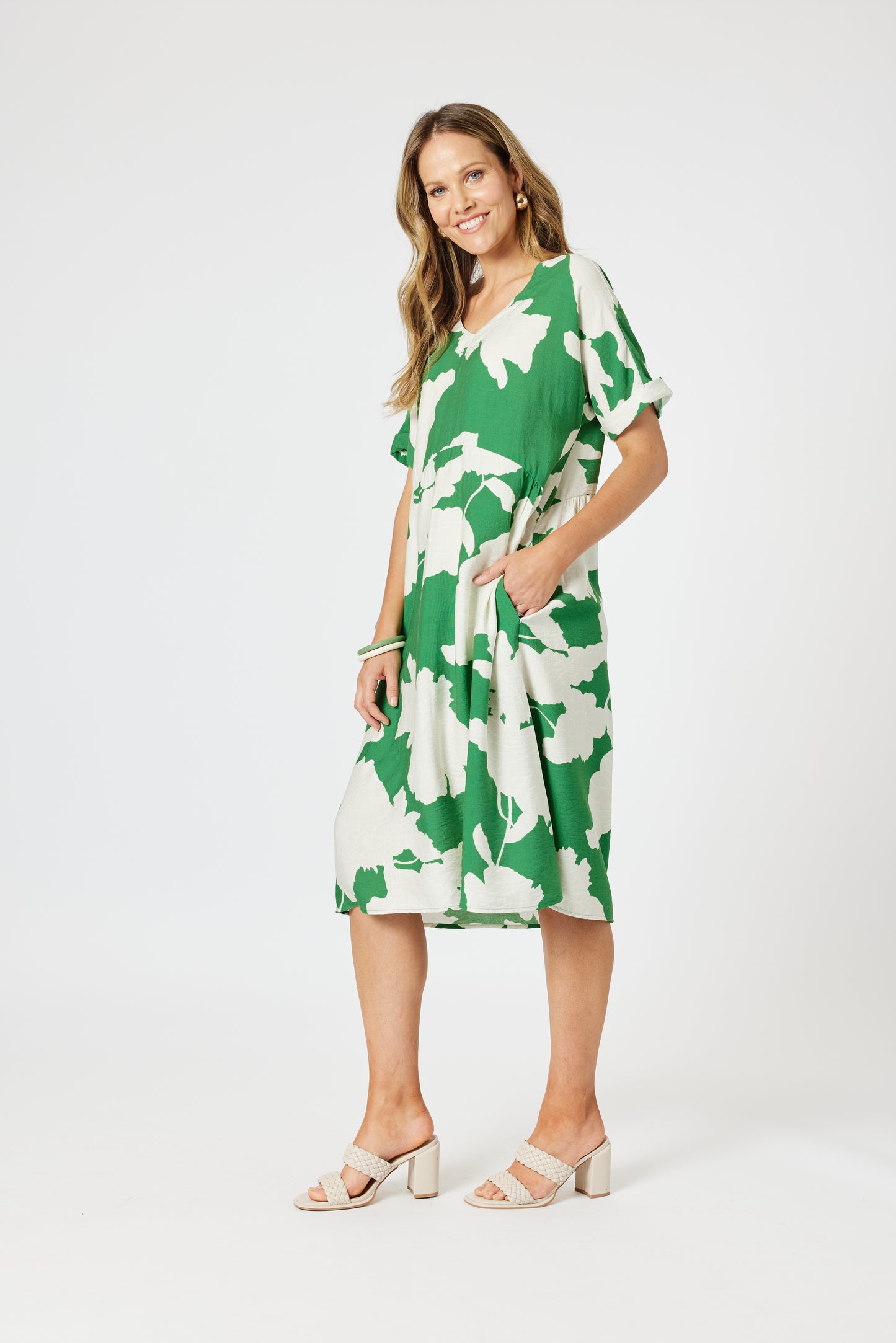 CLARITY BARCELONA PRINT DRESS