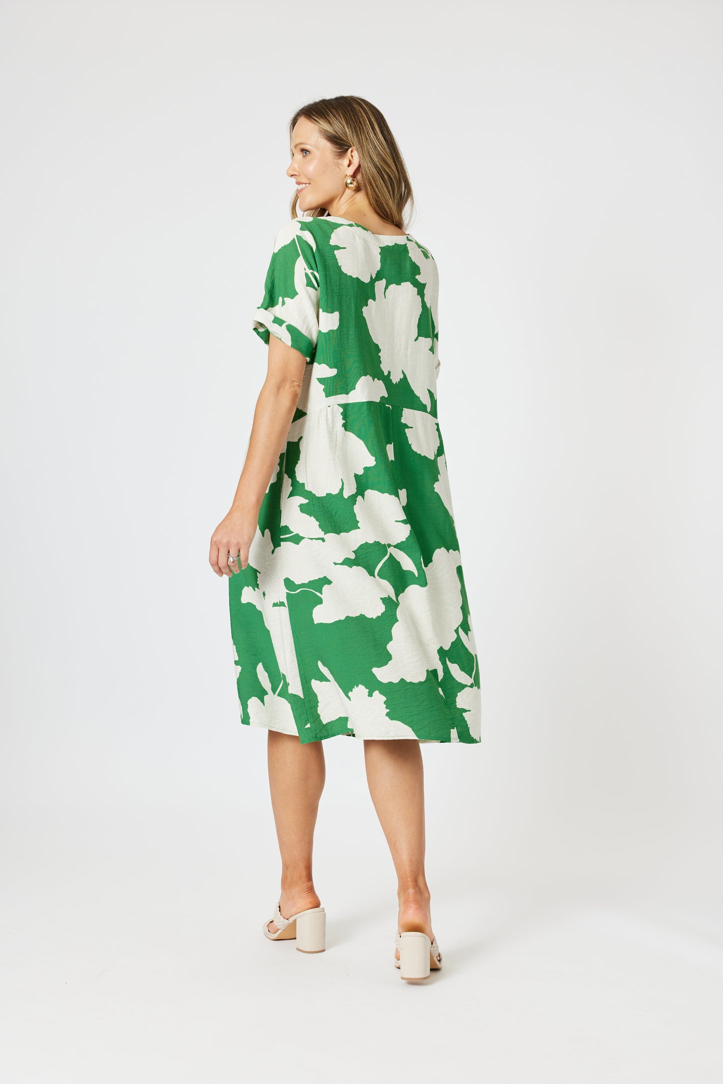 CLARITY BARCELONA PRINT DRESS