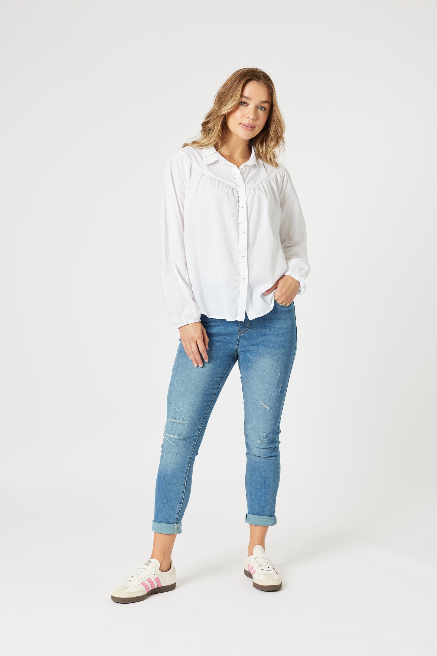 THREADZ CRAYON STITCH SHIRT