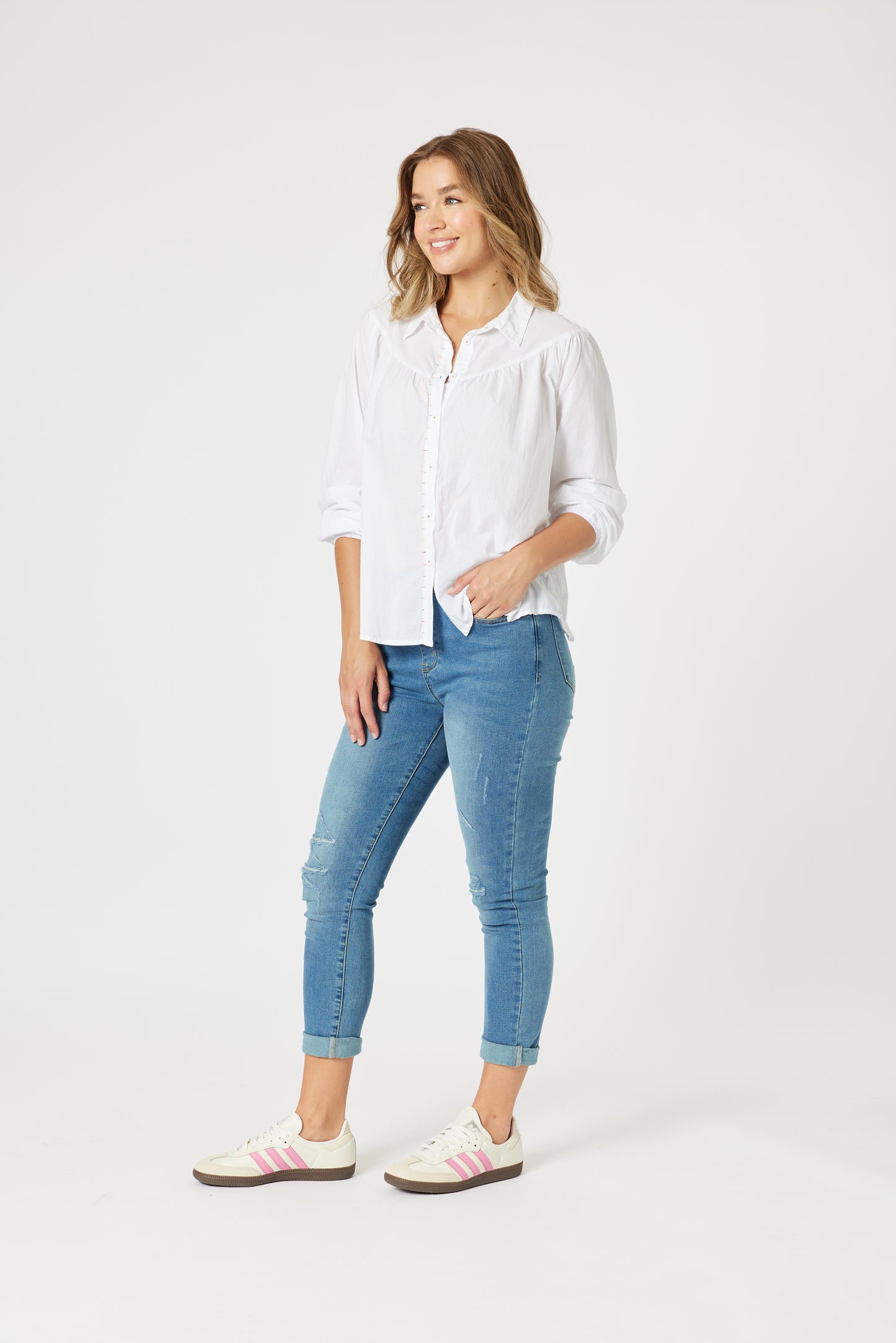 THREADZ CRAYON STITCH SHIRT