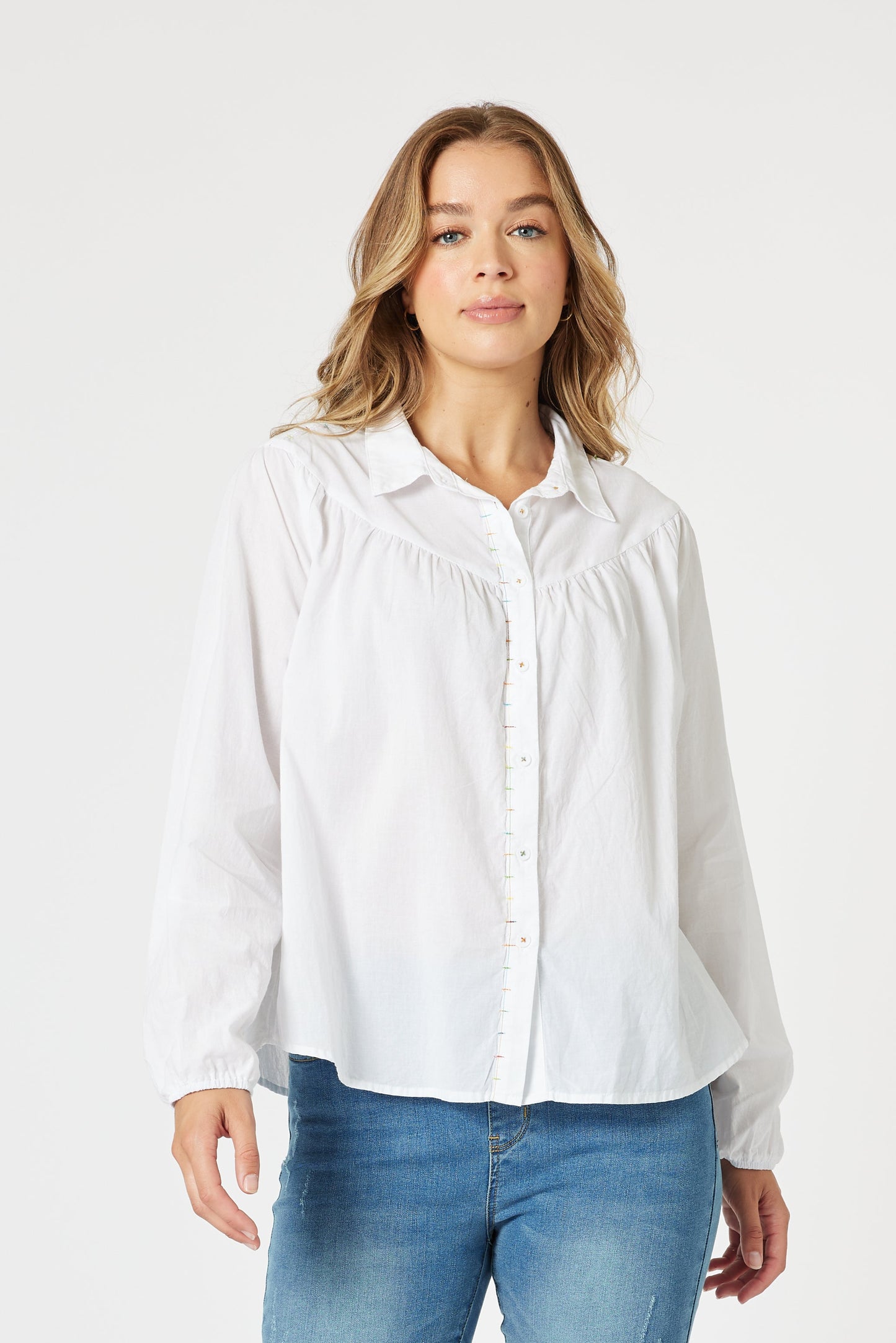 THREADZ CRAYON STITCH SHIRT