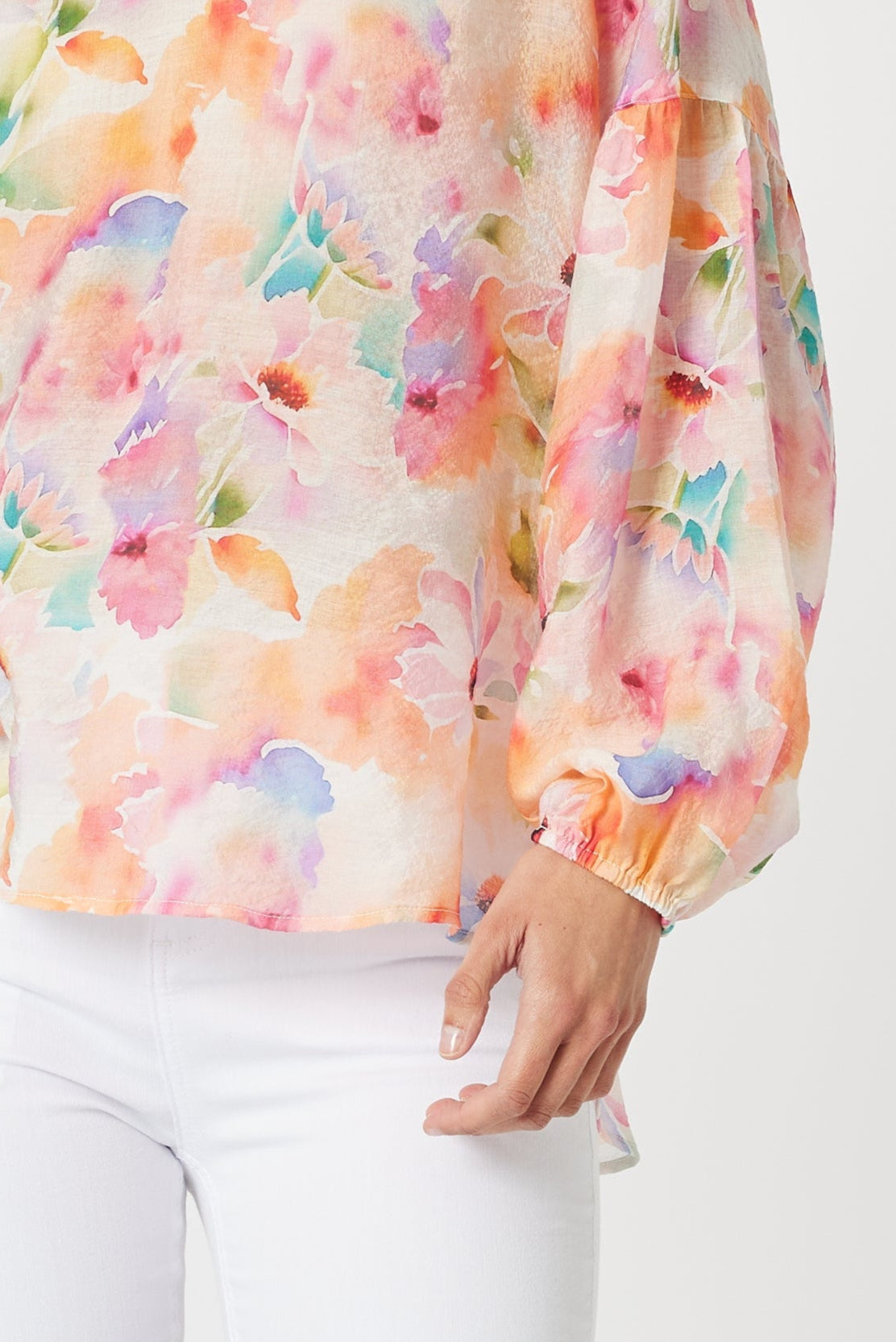 GORDON SMITH SPRING FLORAL TOP