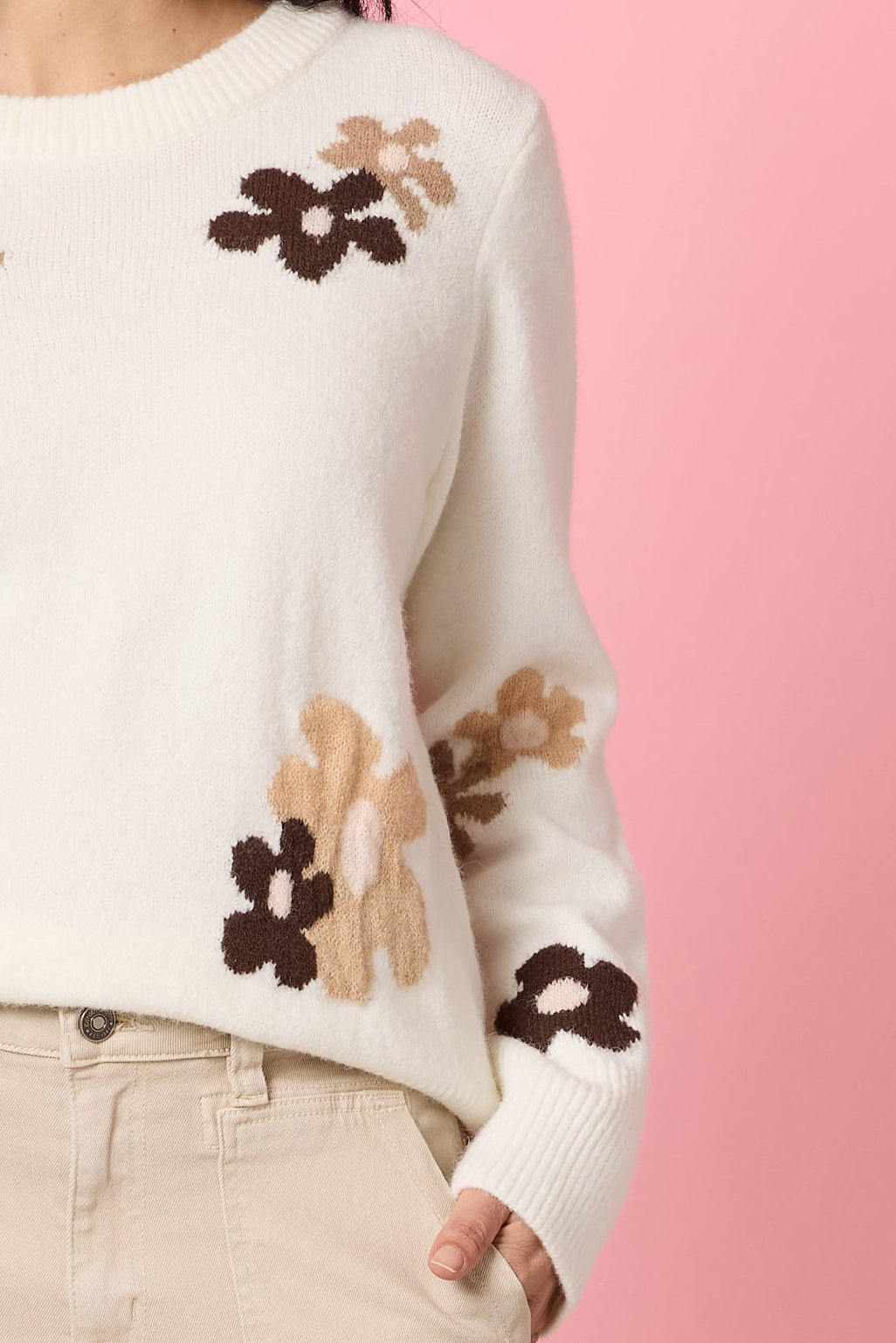 GORDON SMITH CHELSEA FLOWER KNIT