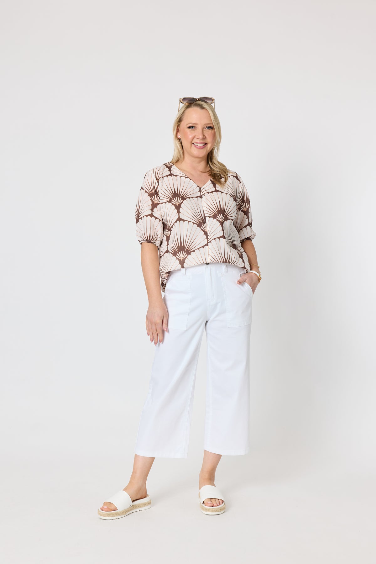 GORDON SMITH TUSCAN PRINT TOP