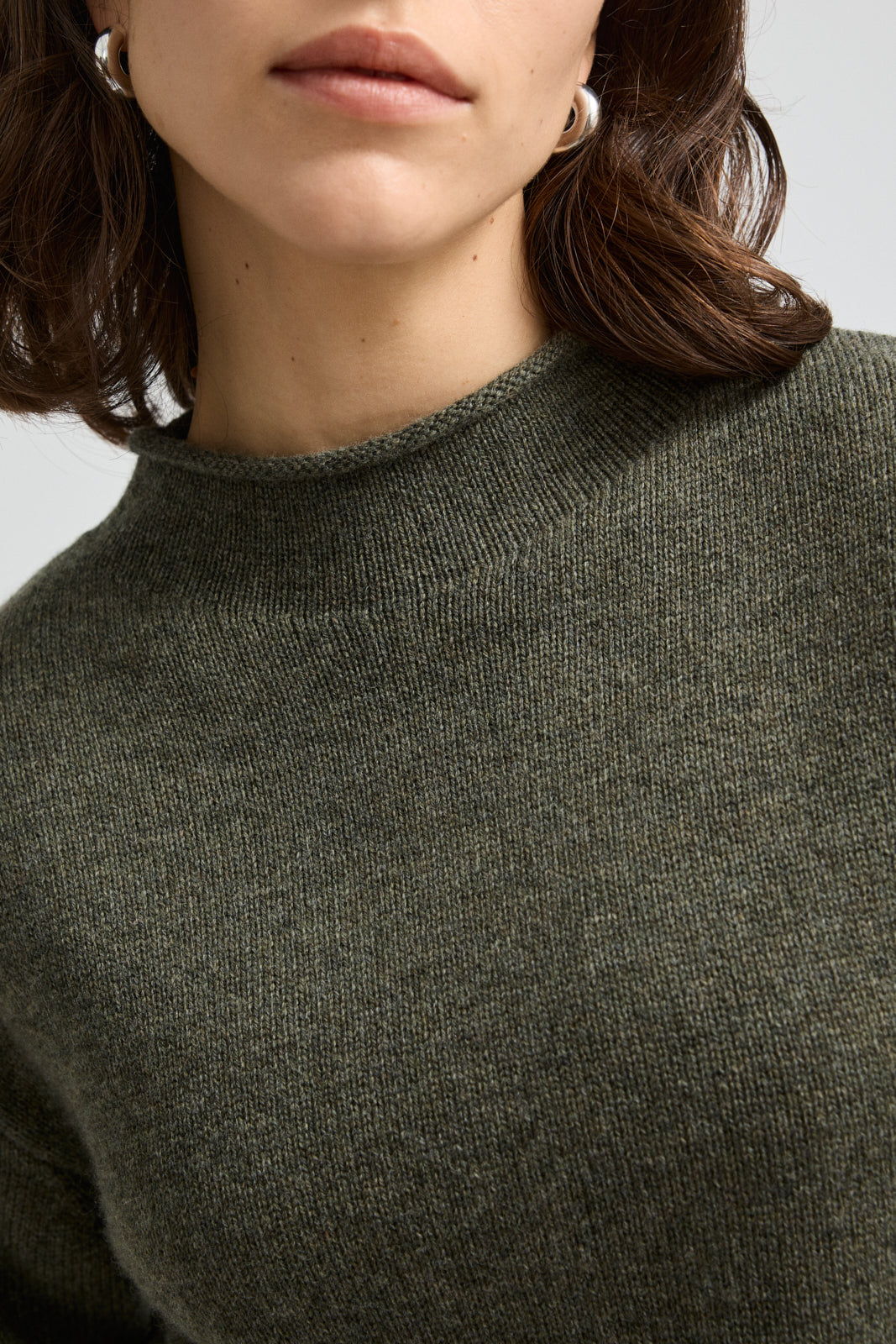 TOORALLIE RELAXED FIT MOCK NECK