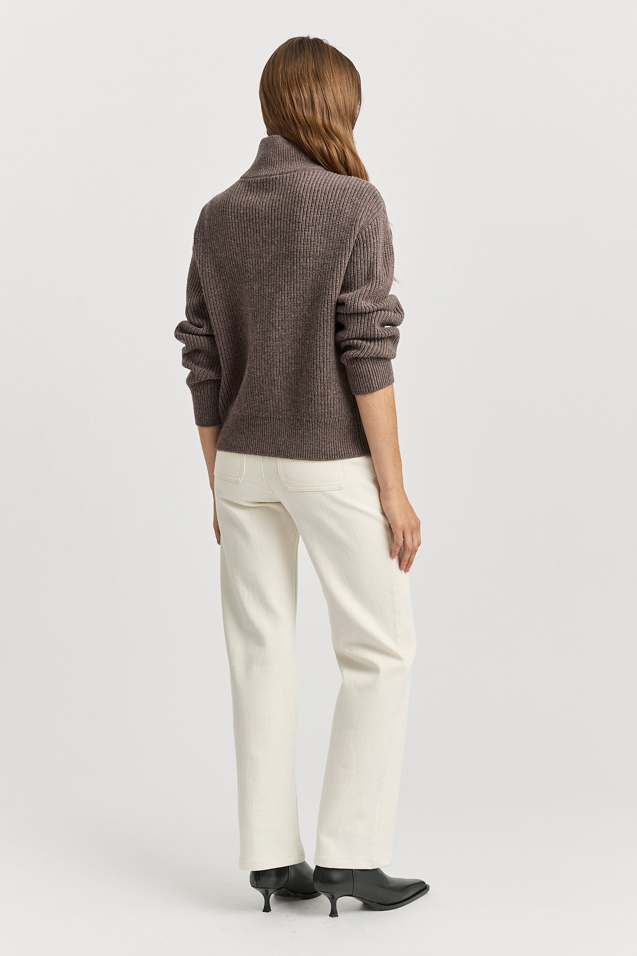 TOORALLIE ZIP THROUGH KNIT