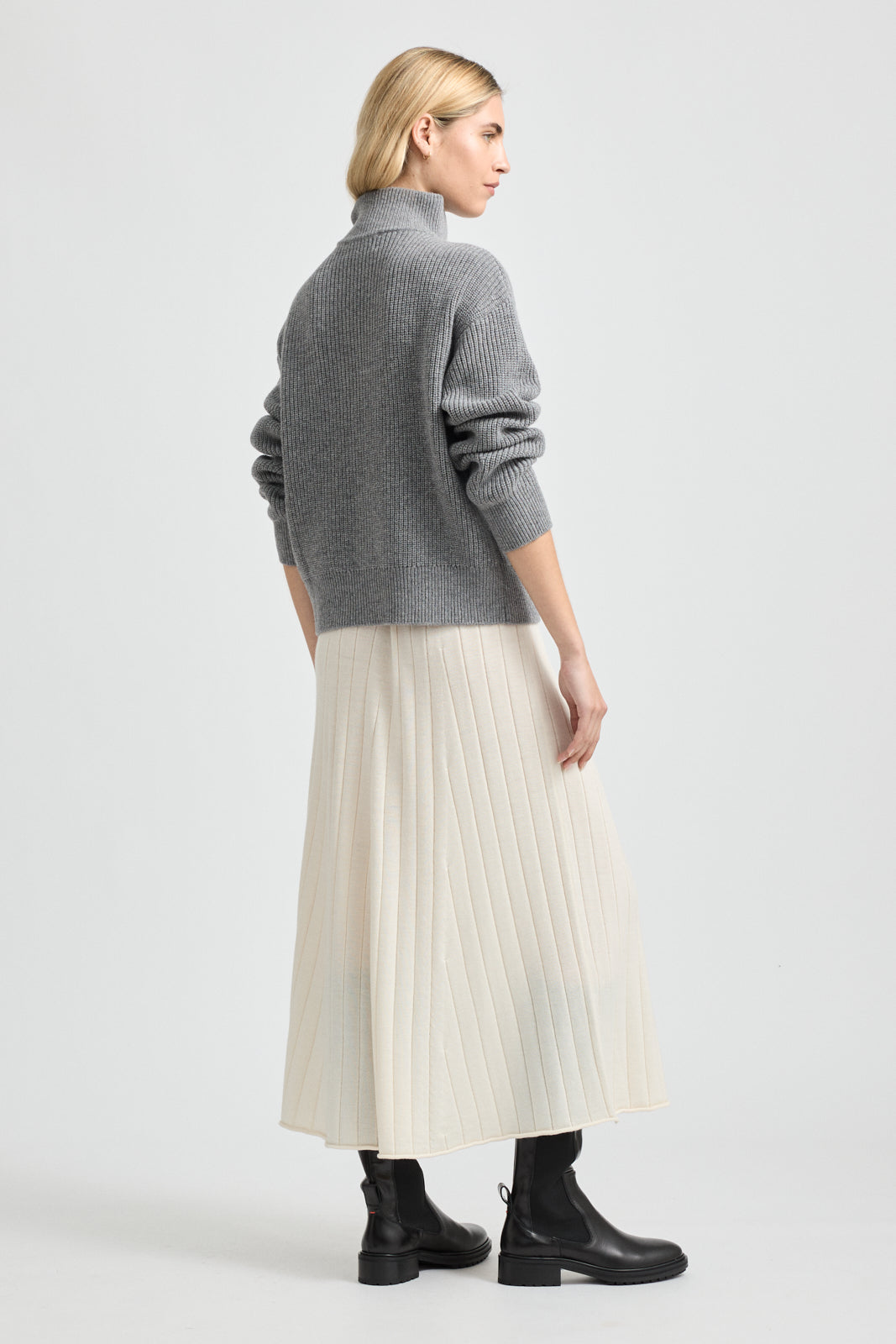 TOORALLIE ZIP THROUGH KNIT