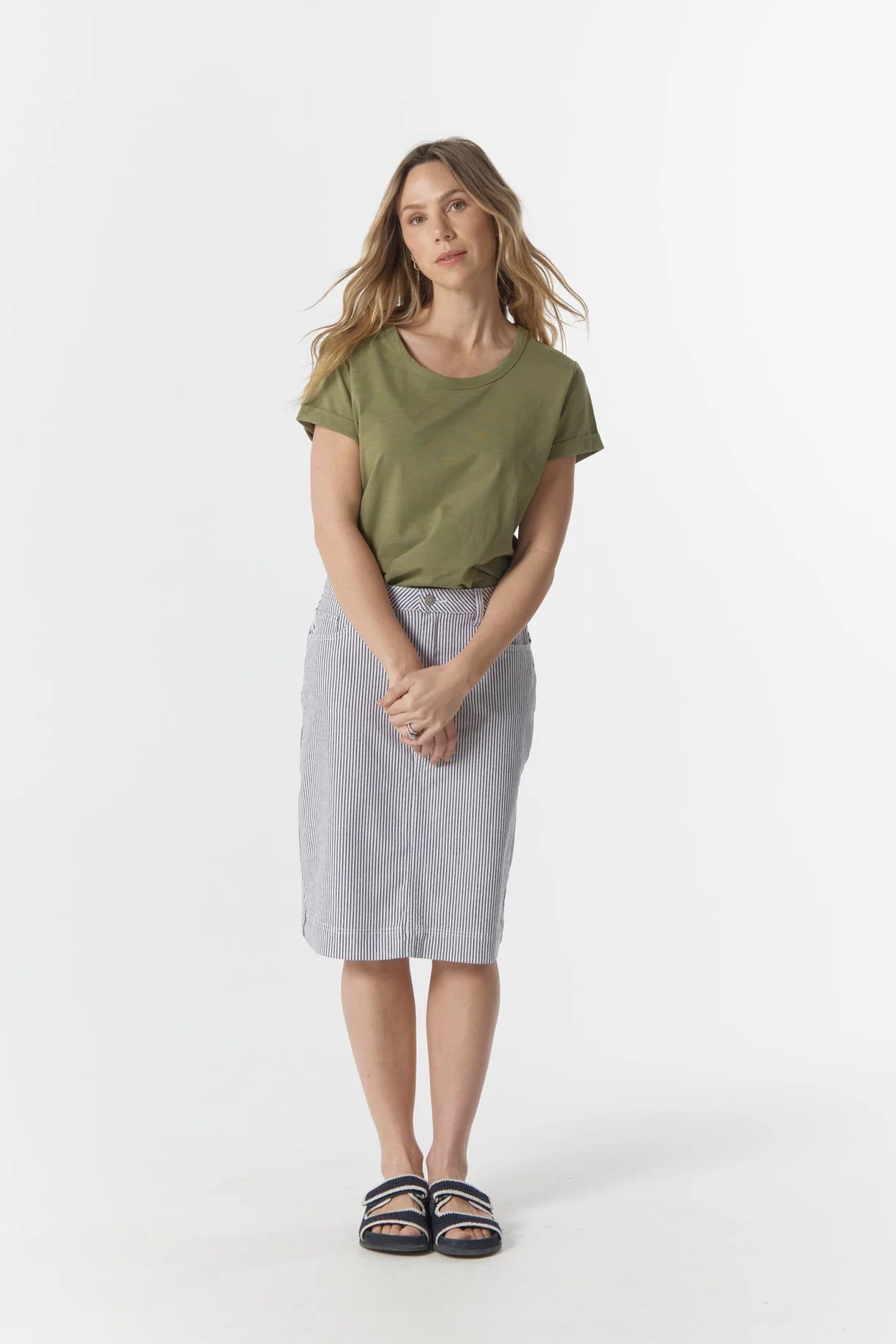 GOONDIWINDI COTTON STRIPE SKIRT