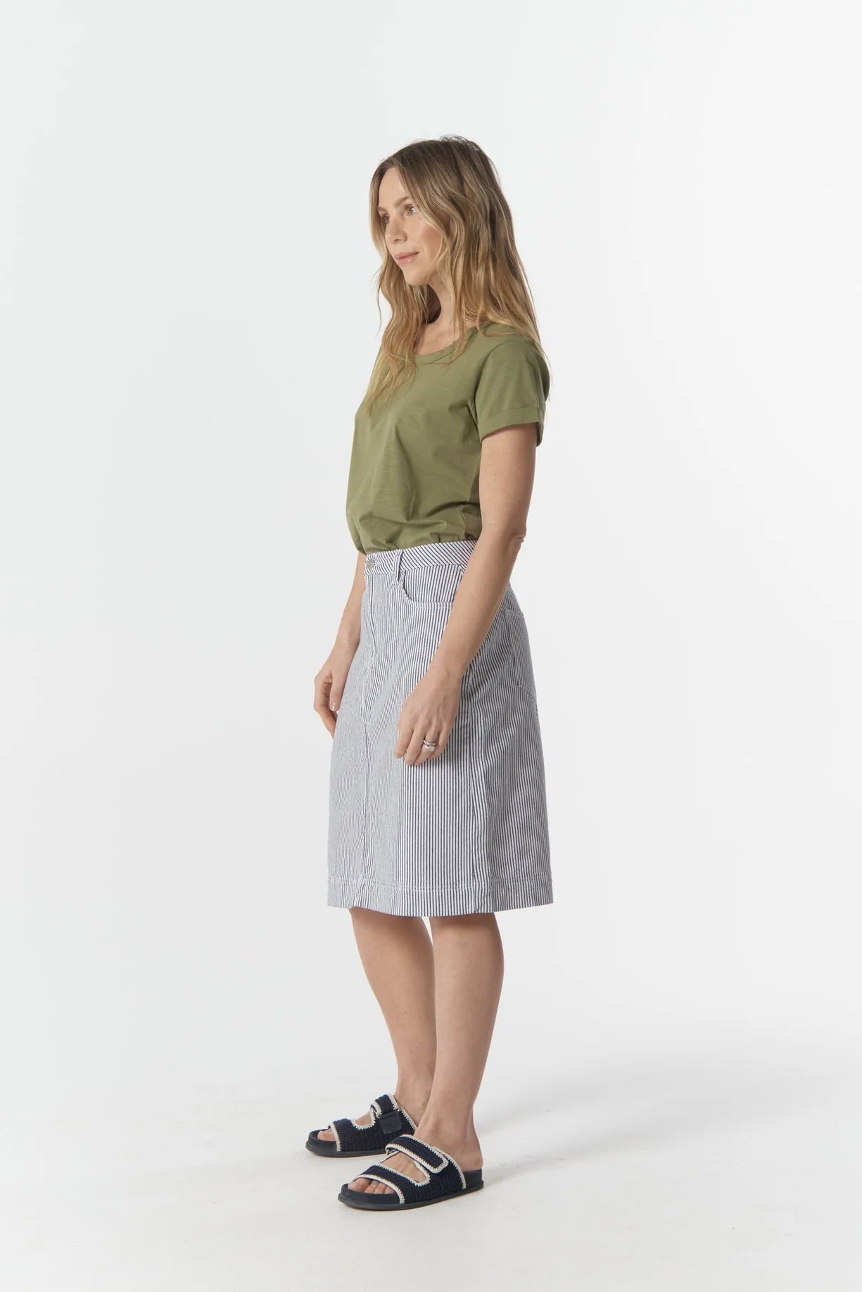 GOONDIWINDI COTTON STRIPE SKIRT