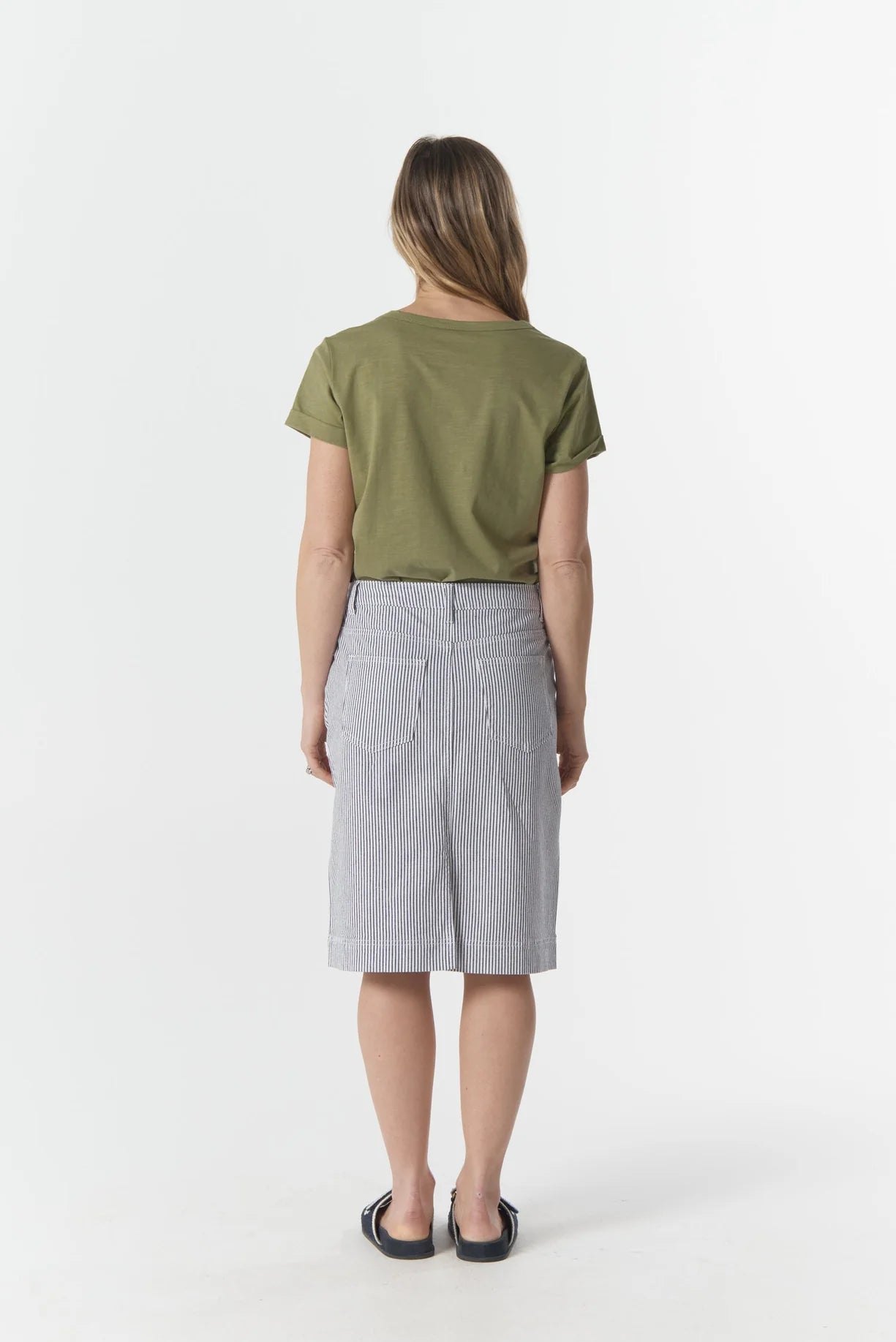 GOONDIWINDI COTTON STRIPE SKIRT