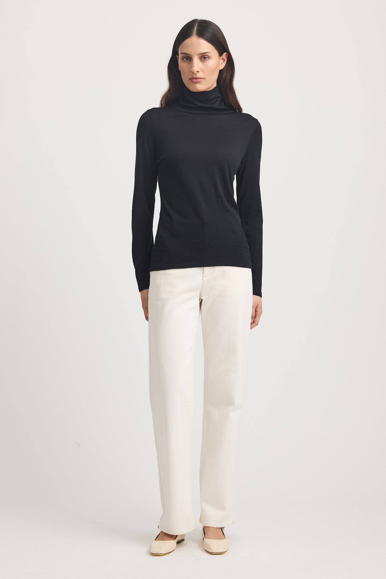 TOORALLIE TURTLE NECK MERINO TEE