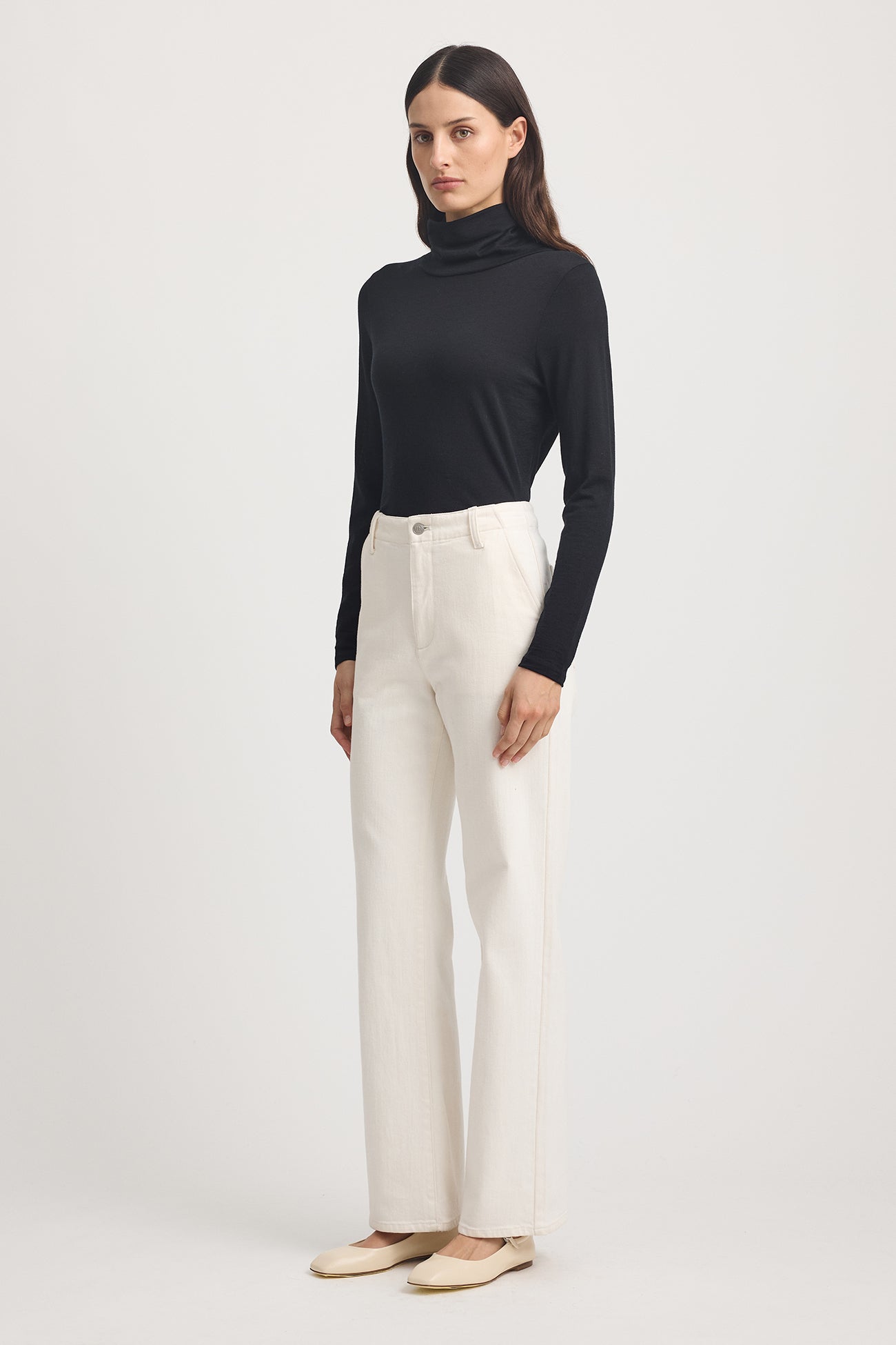 TOORALLIE TURTLE NECK MERINO TEE