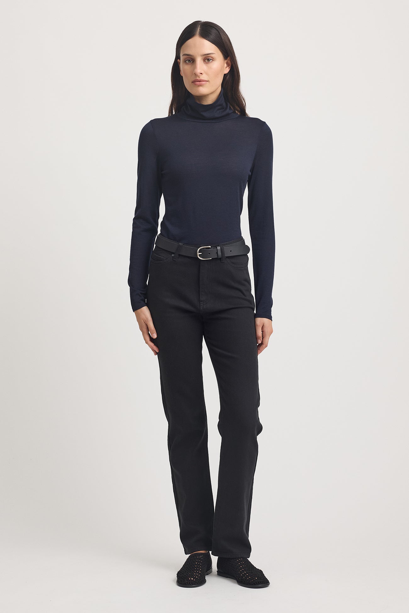 TOORALLIE TURTLE NECK MERINO TEE
