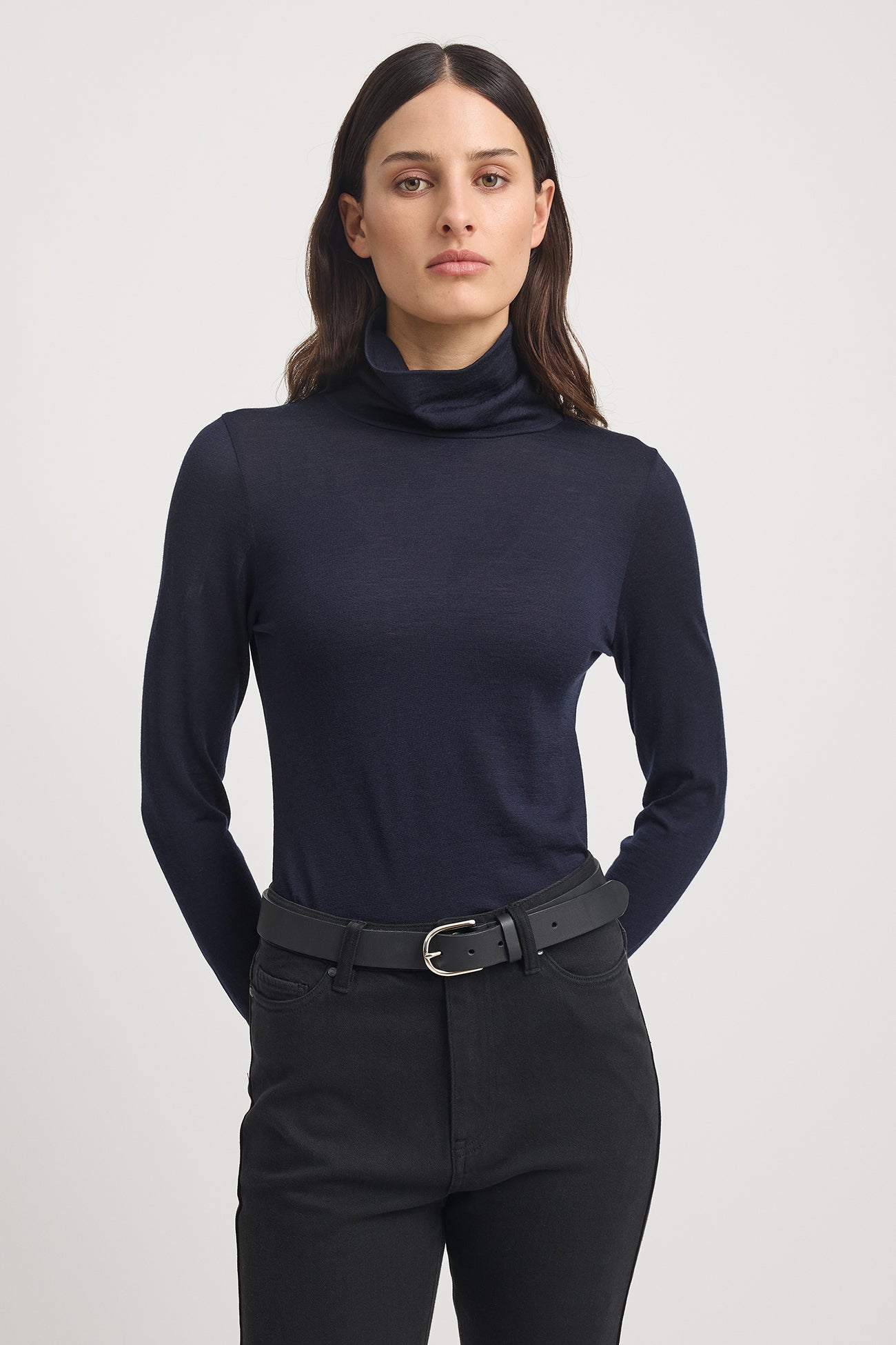 TOORALLIE TURTLE NECK MERINO TEE