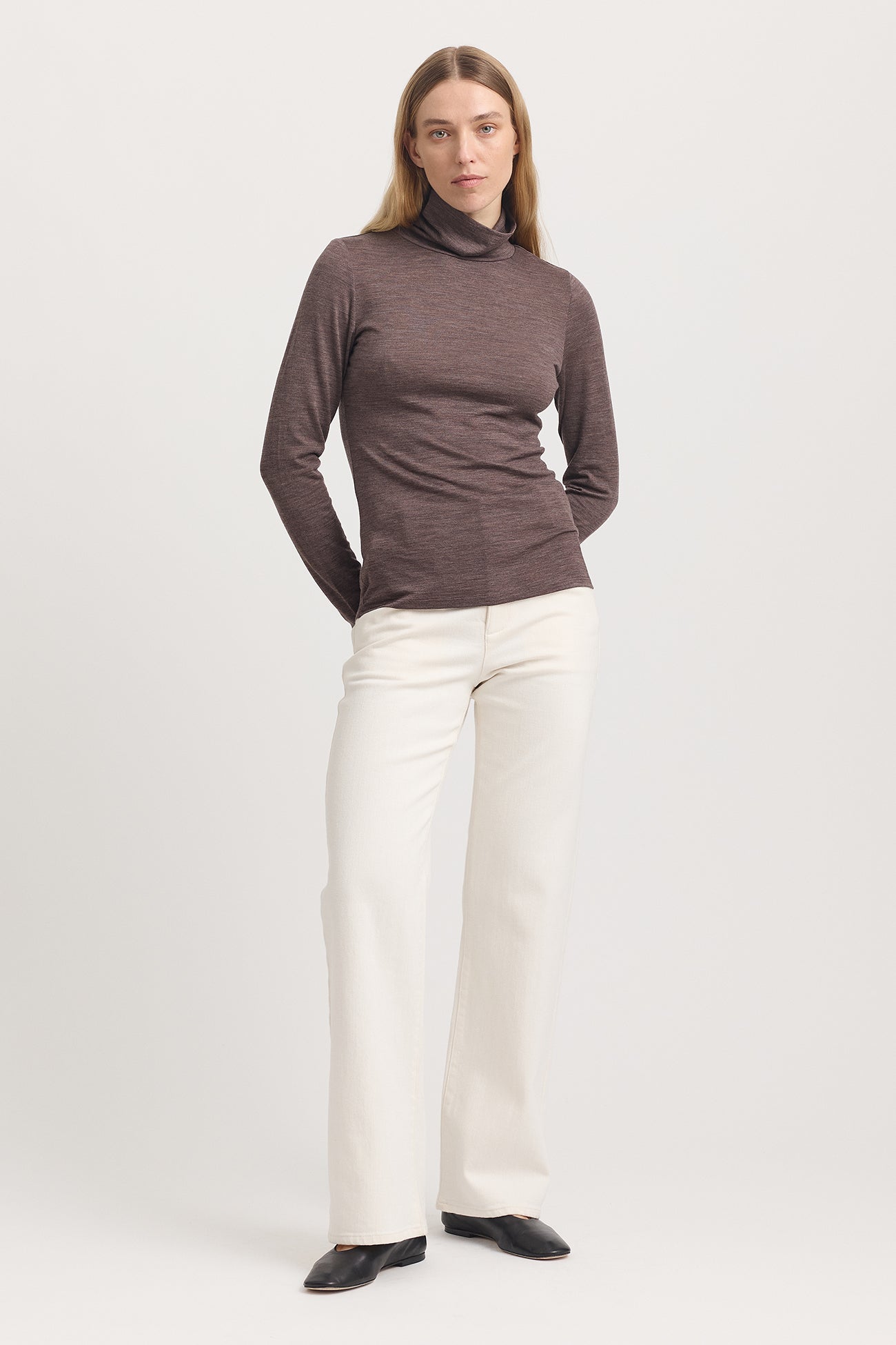 TOORALLIE TURTLE NECK MERINO TEE