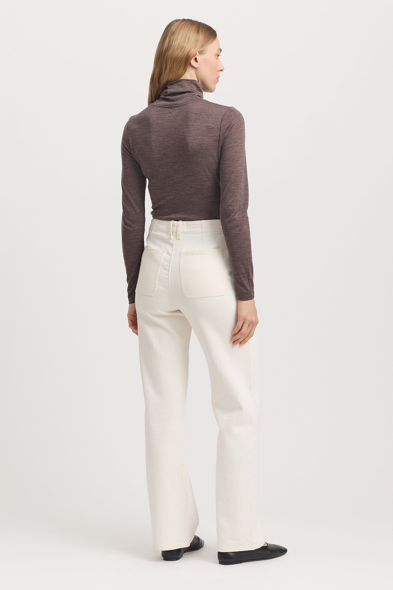 TOORALLIE TURTLE NECK MERINO TEE