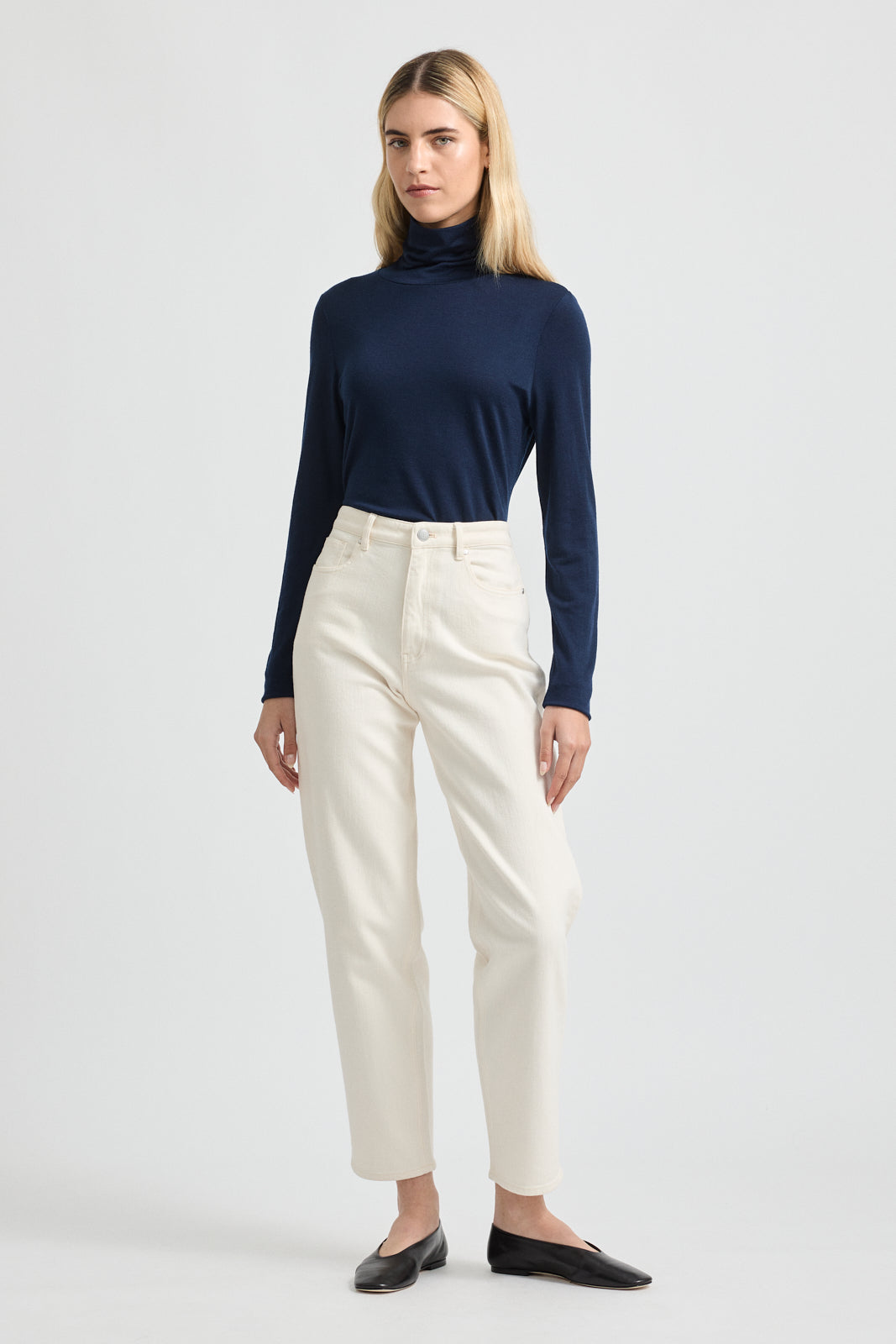 TOORALLIE TURTLE NECK MERINO TEE
