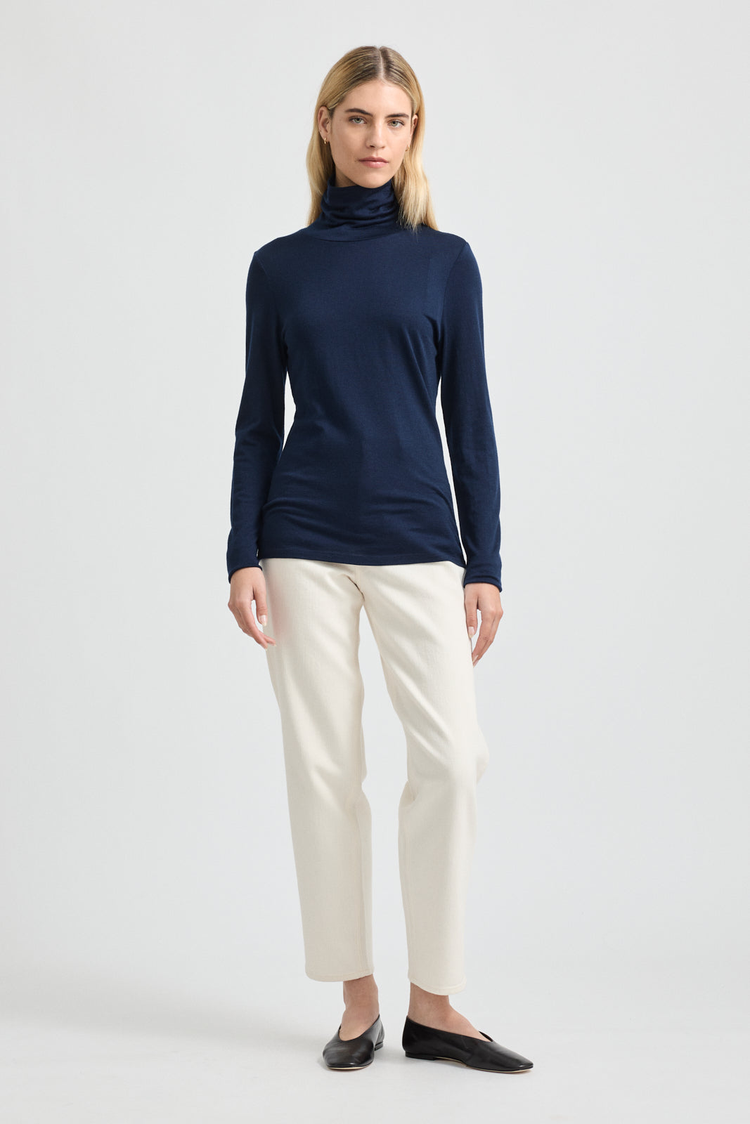 TOORALLIE TURTLE NECK MERINO TEE