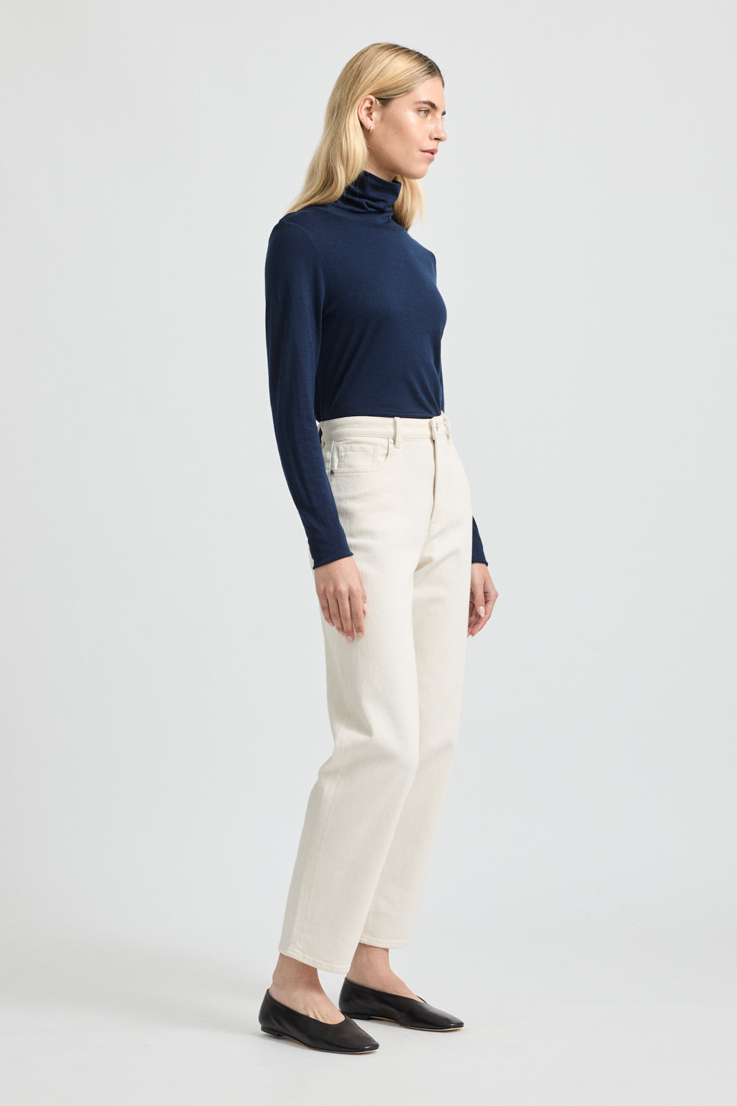 TOORALLIE TURTLE NECK MERINO TEE
