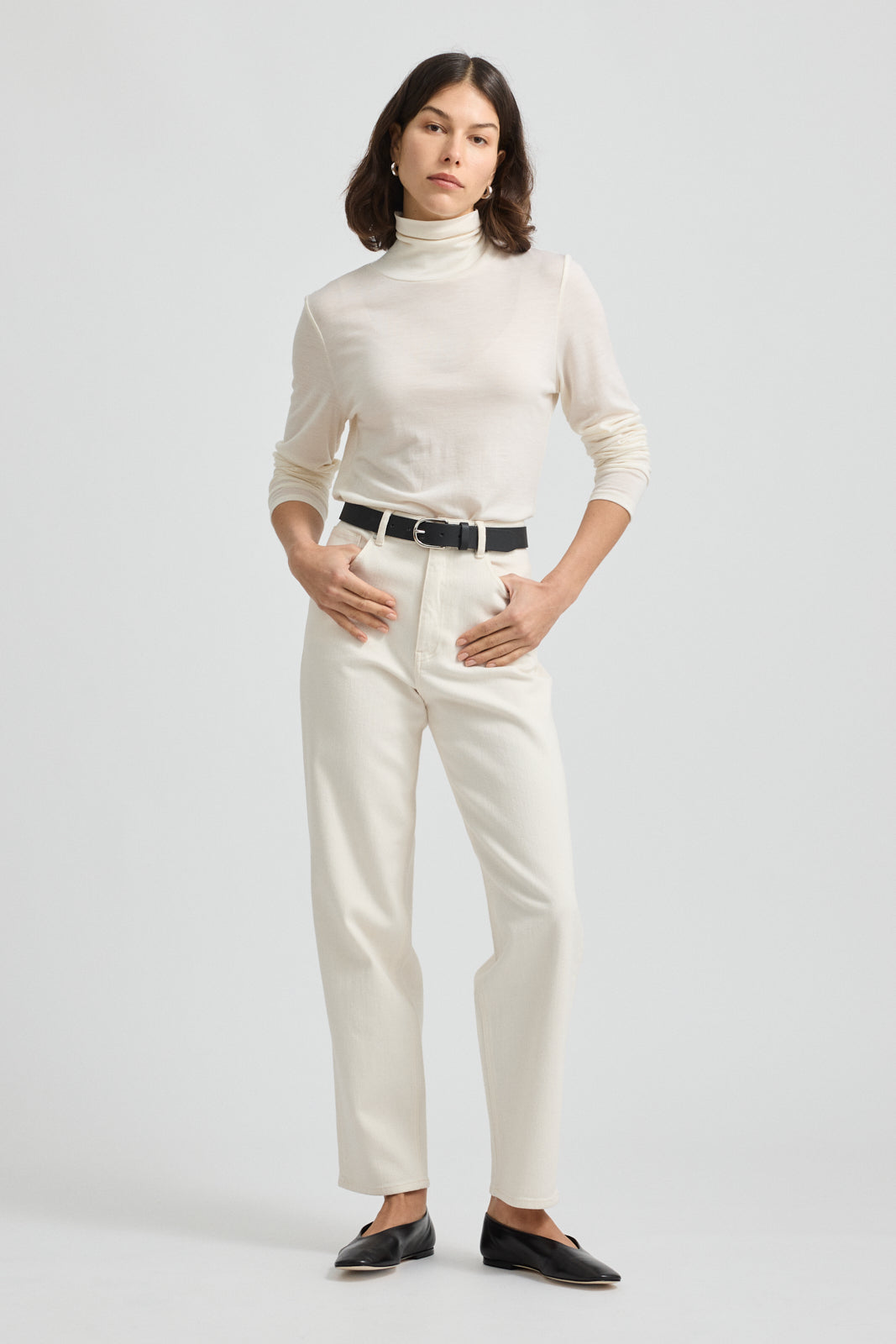 TOORALLIE TURTLE NECK MERINO TEE