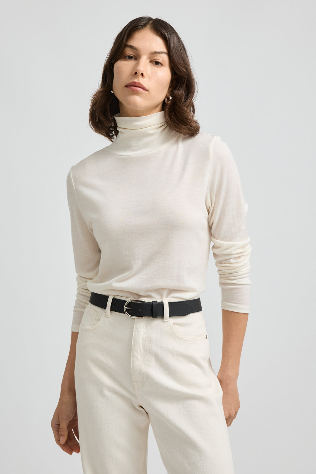 TOORALLIE TURTLE NECK MERINO TEE