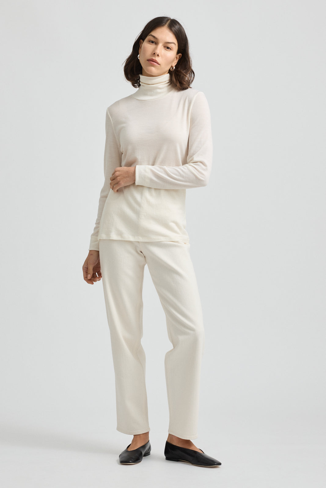 TOORALLIE TURTLE NECK MERINO TEE
