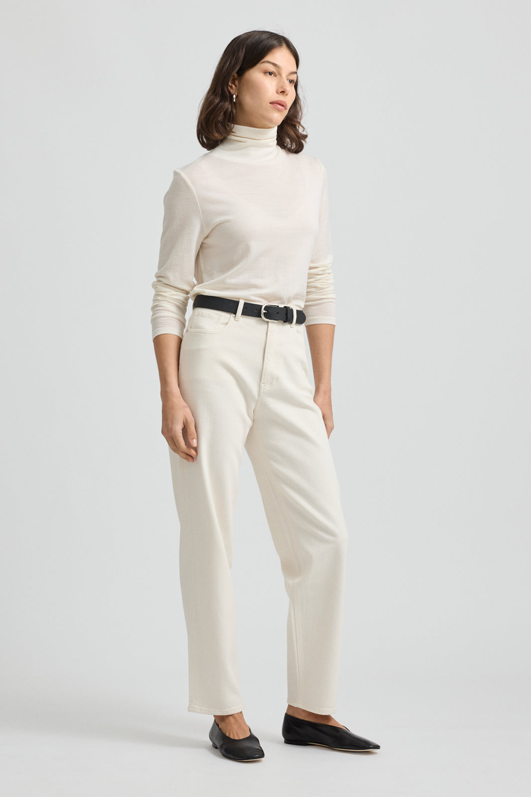 TOORALLIE TURTLE NECK MERINO TEE