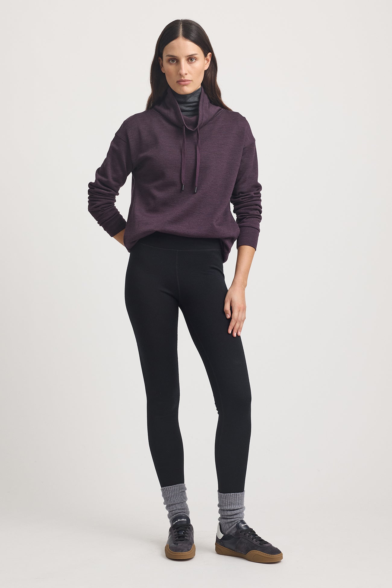 TOORALLIE LOUNGE FUNNEL NECK