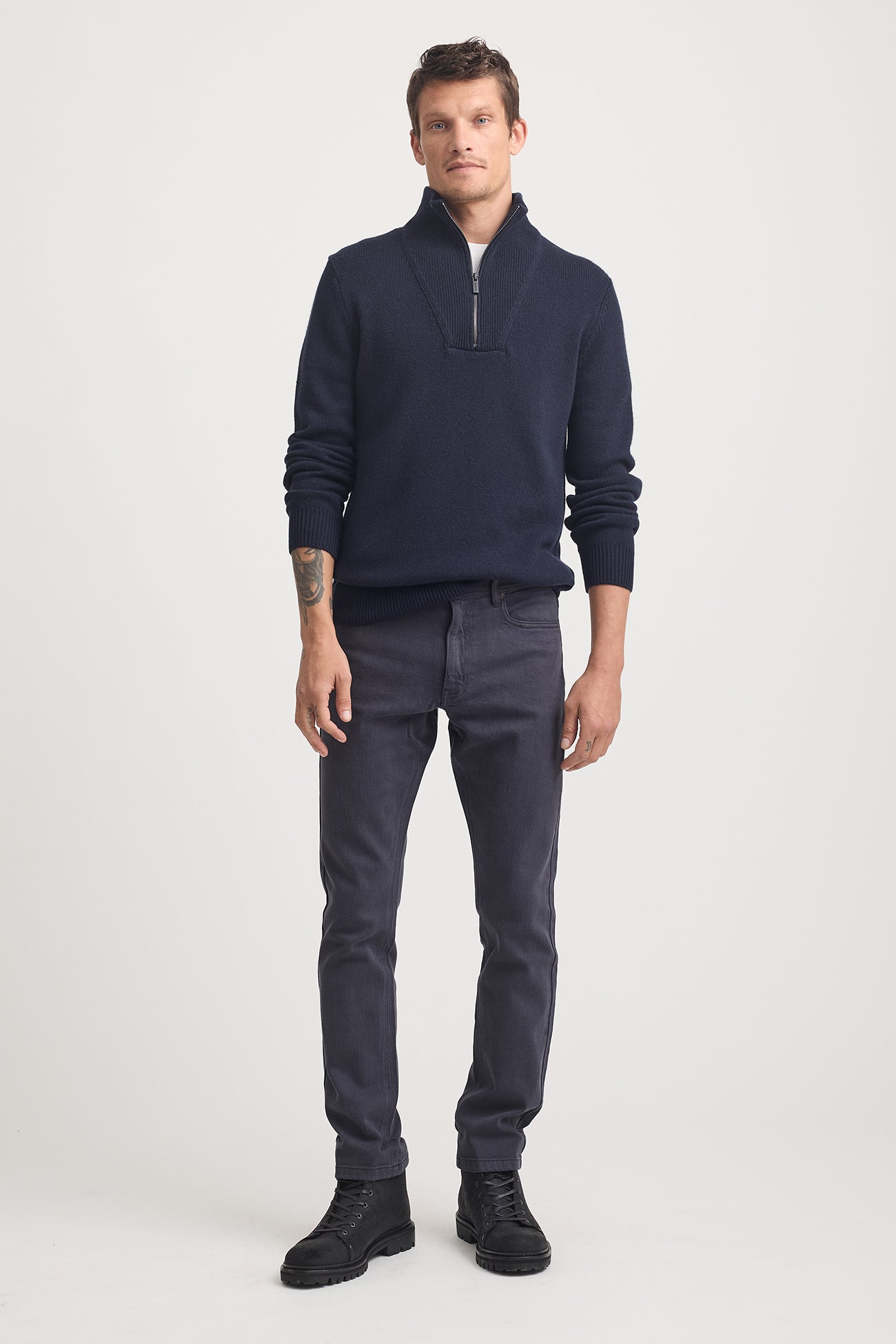 TOORALLIE LAMBSWOOL HALF ZIP